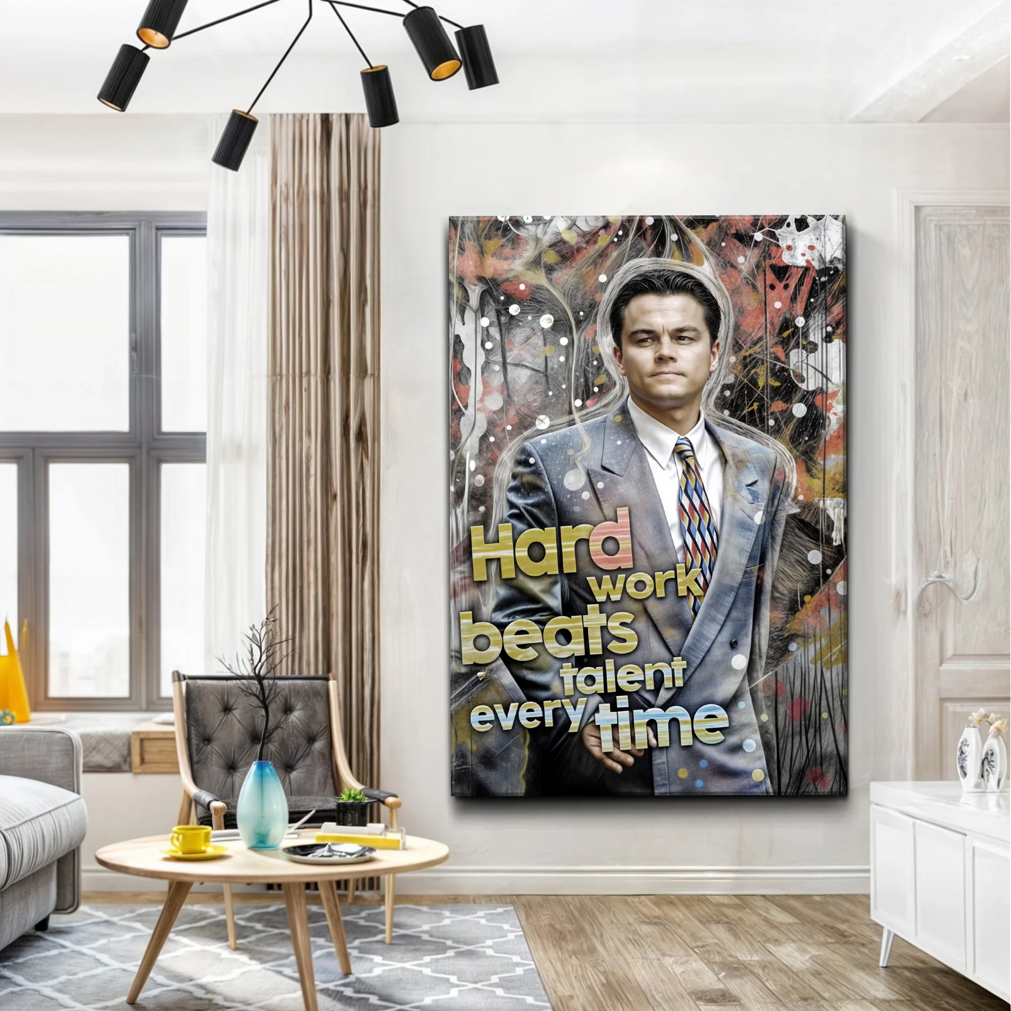 Hard Work Beats Talent Every Time Motivational Wall Sign - Image 4