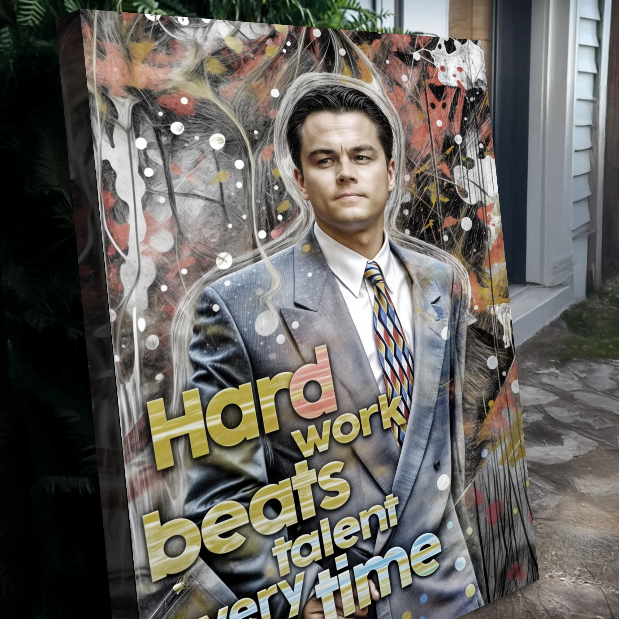 Hard Work Beats Talent Every Time Motivational Wall Sign - Image 5
