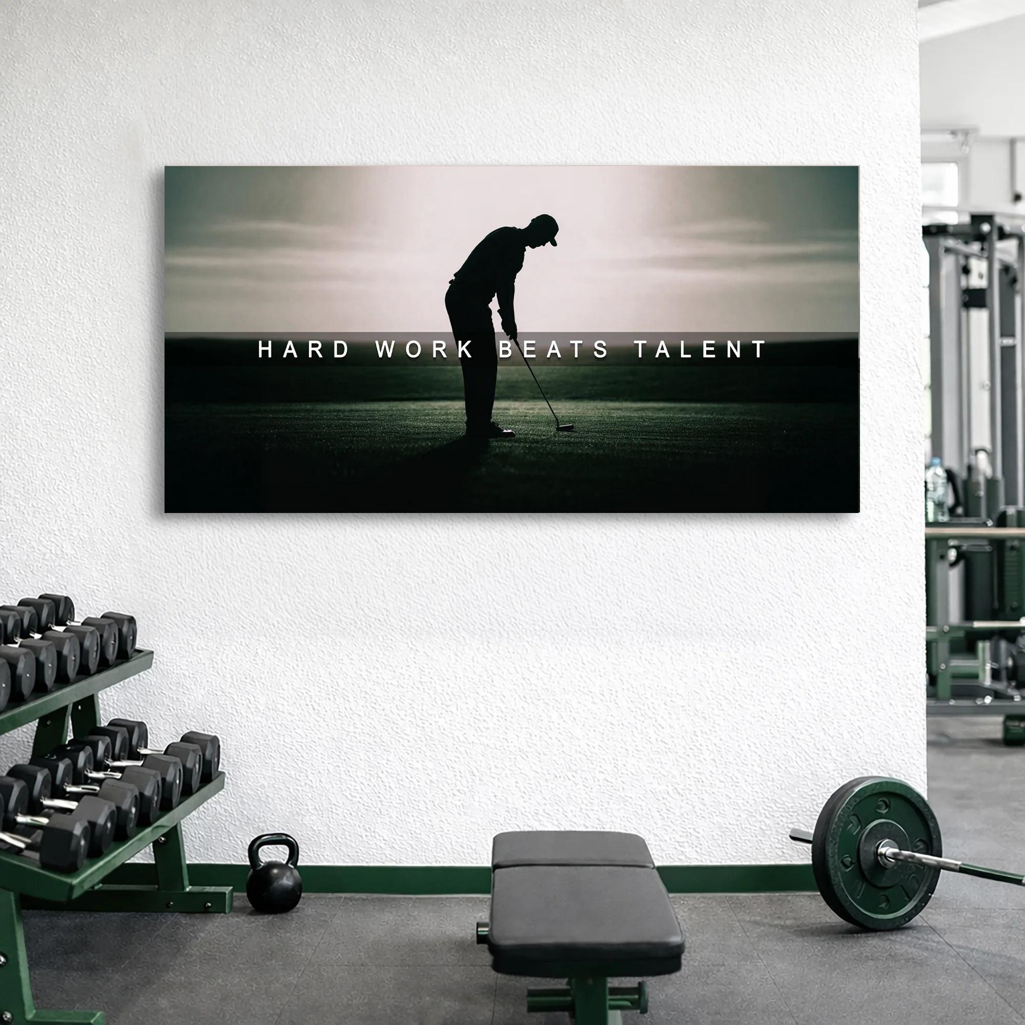 Hard Work Beats Talent Wall Sign