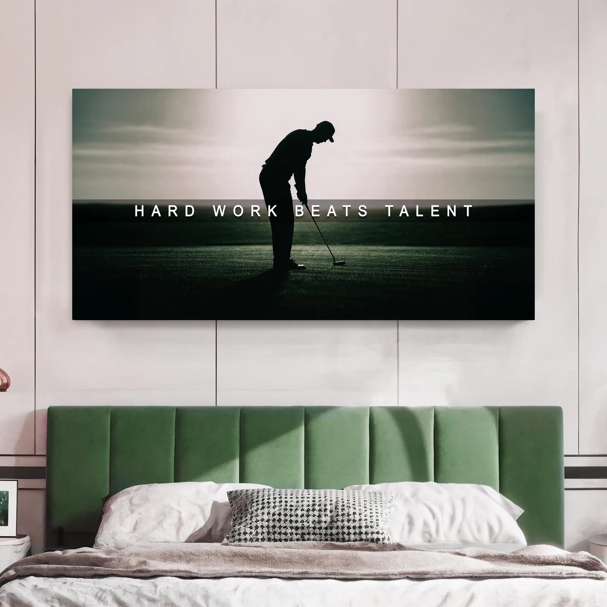 Hard Work Beats Talent Wall Sign - Image 5