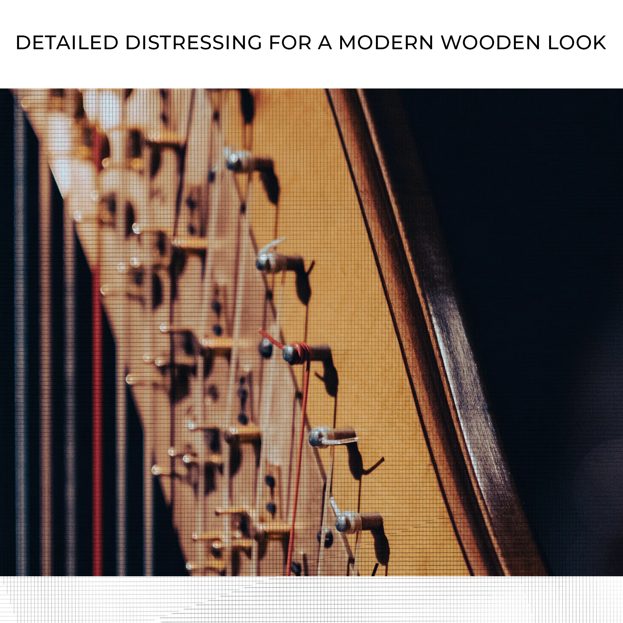 Harp Modern Canvas Wall Art - Image 4
