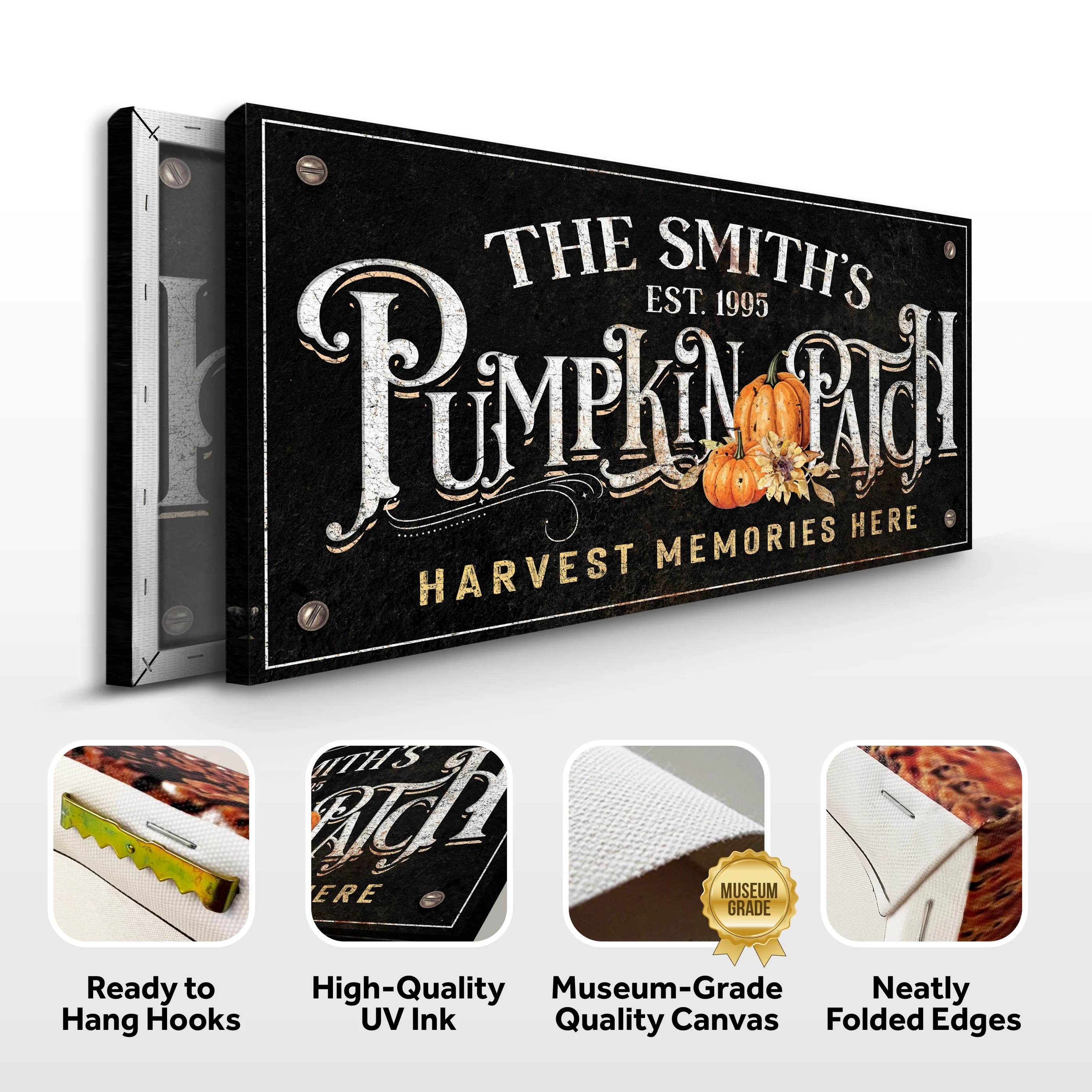 Harvest Memories Here Pumpkin Patch Sign - Image 6
