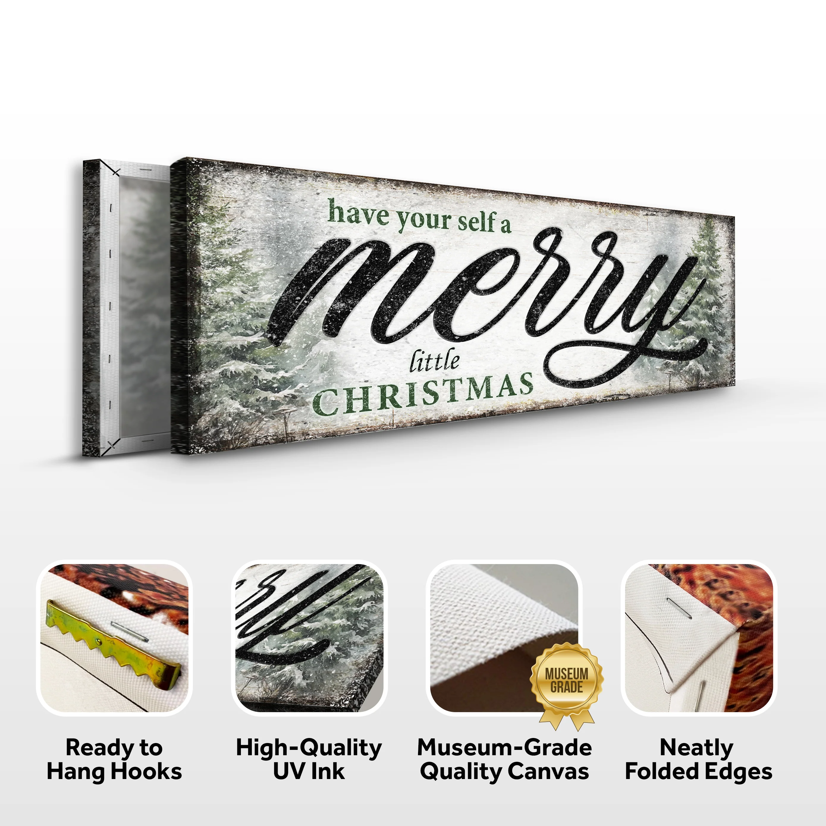 Have Yourself a Merry Little Christmas Sign VII - Image 5