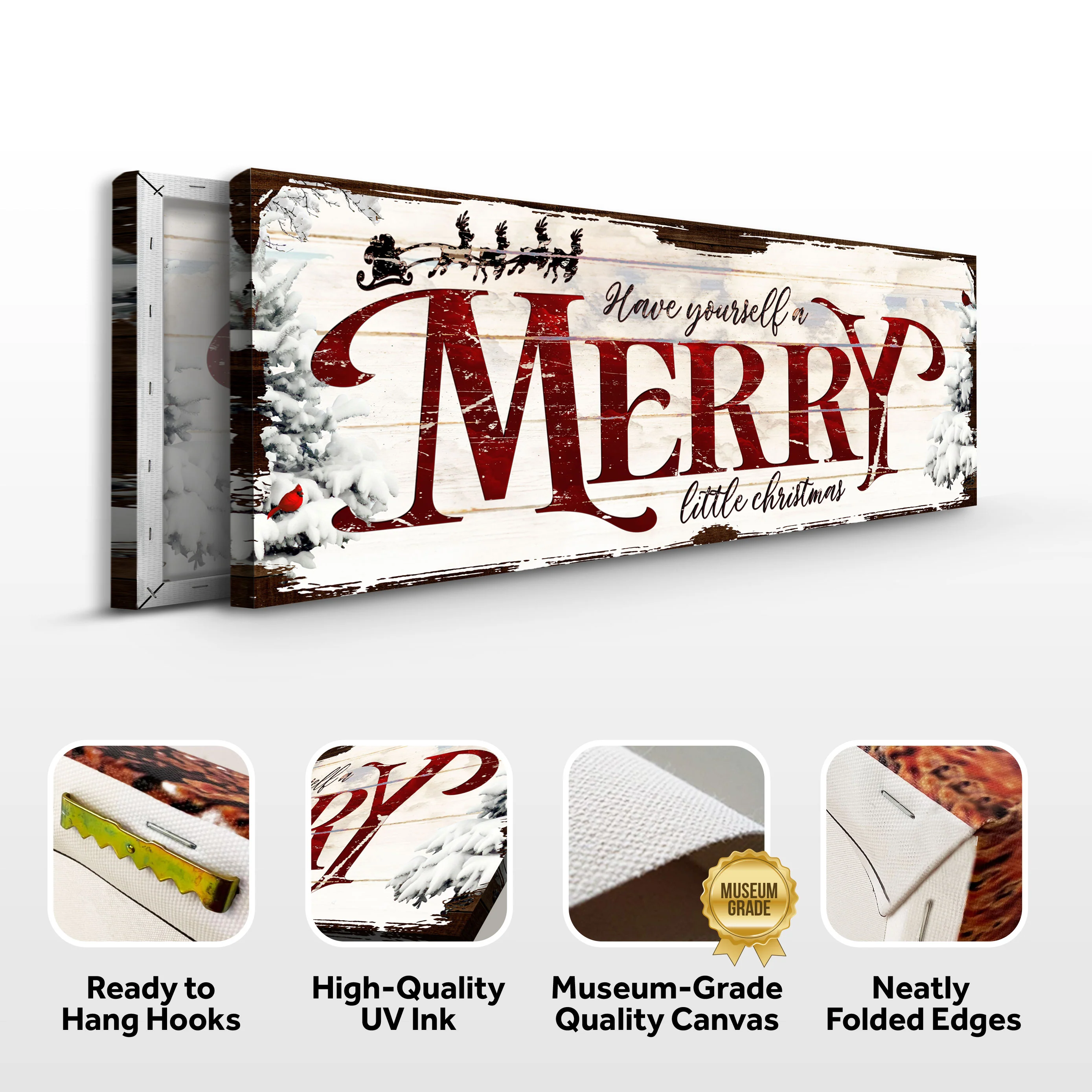 Have Yourself a Merry Little Christmas Sign VIII - Image 6