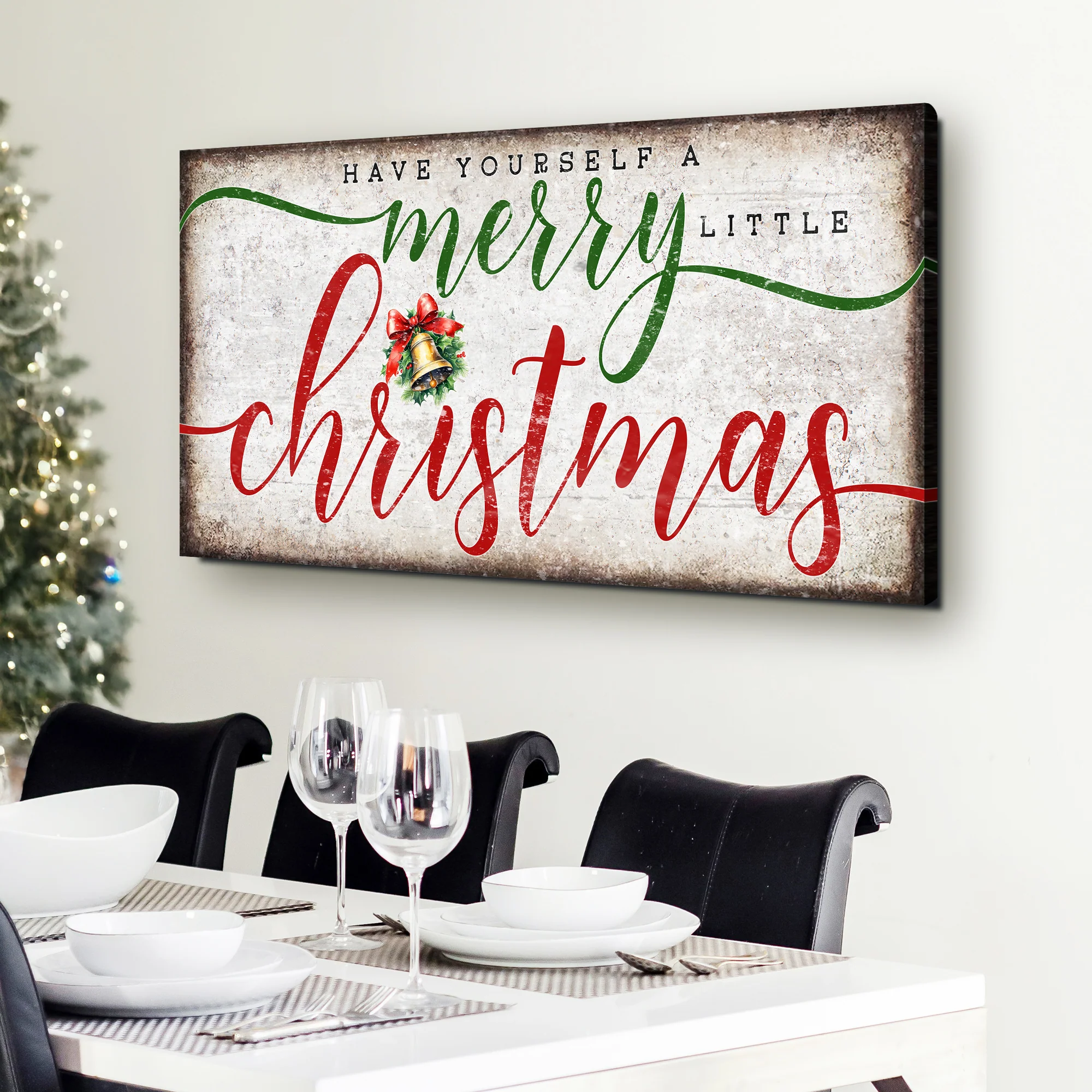 Have Yourself A Merry Little Christmas Sign XII - Image 3