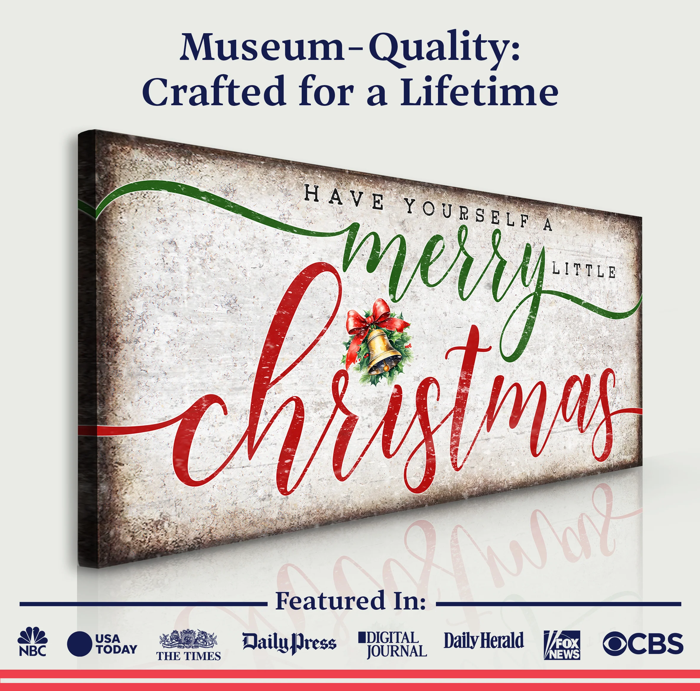 Have Yourself A Merry Little Christmas Sign XII - Image 4