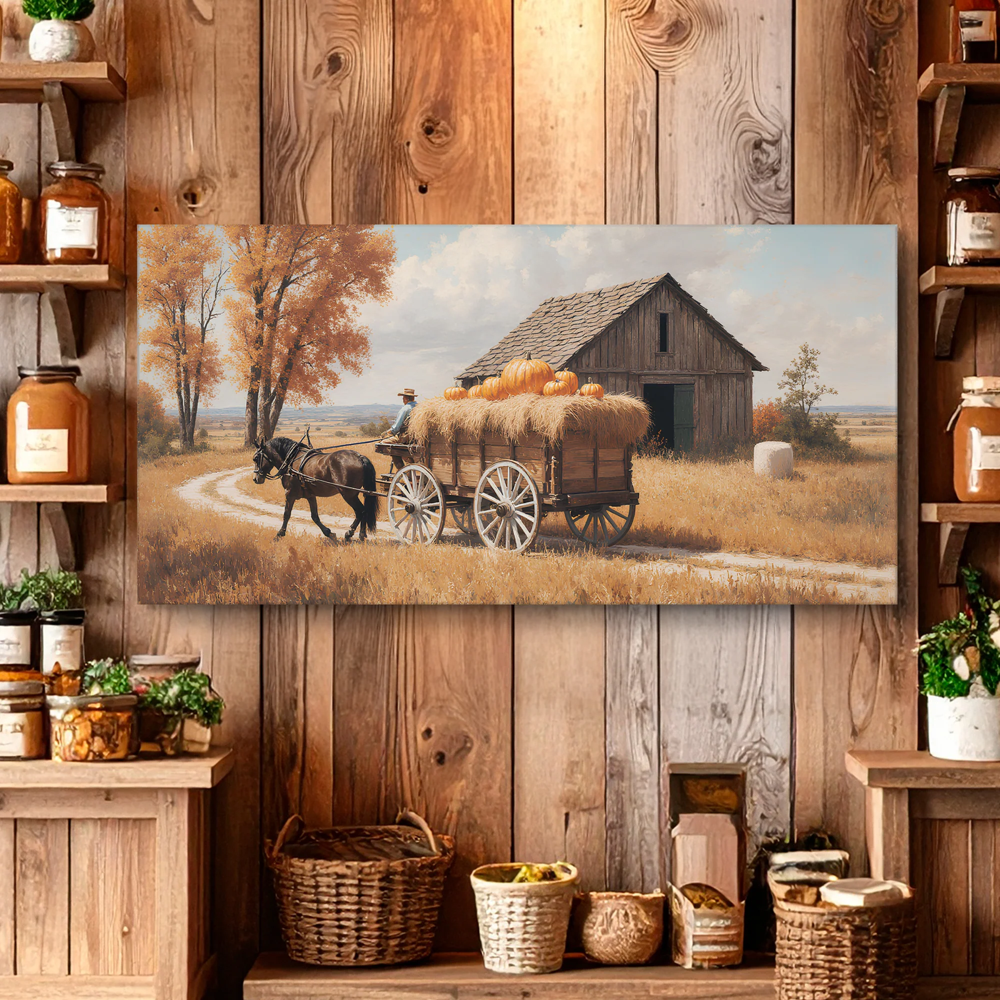 Hay Rides With Grampa Wall Art - Image 2
