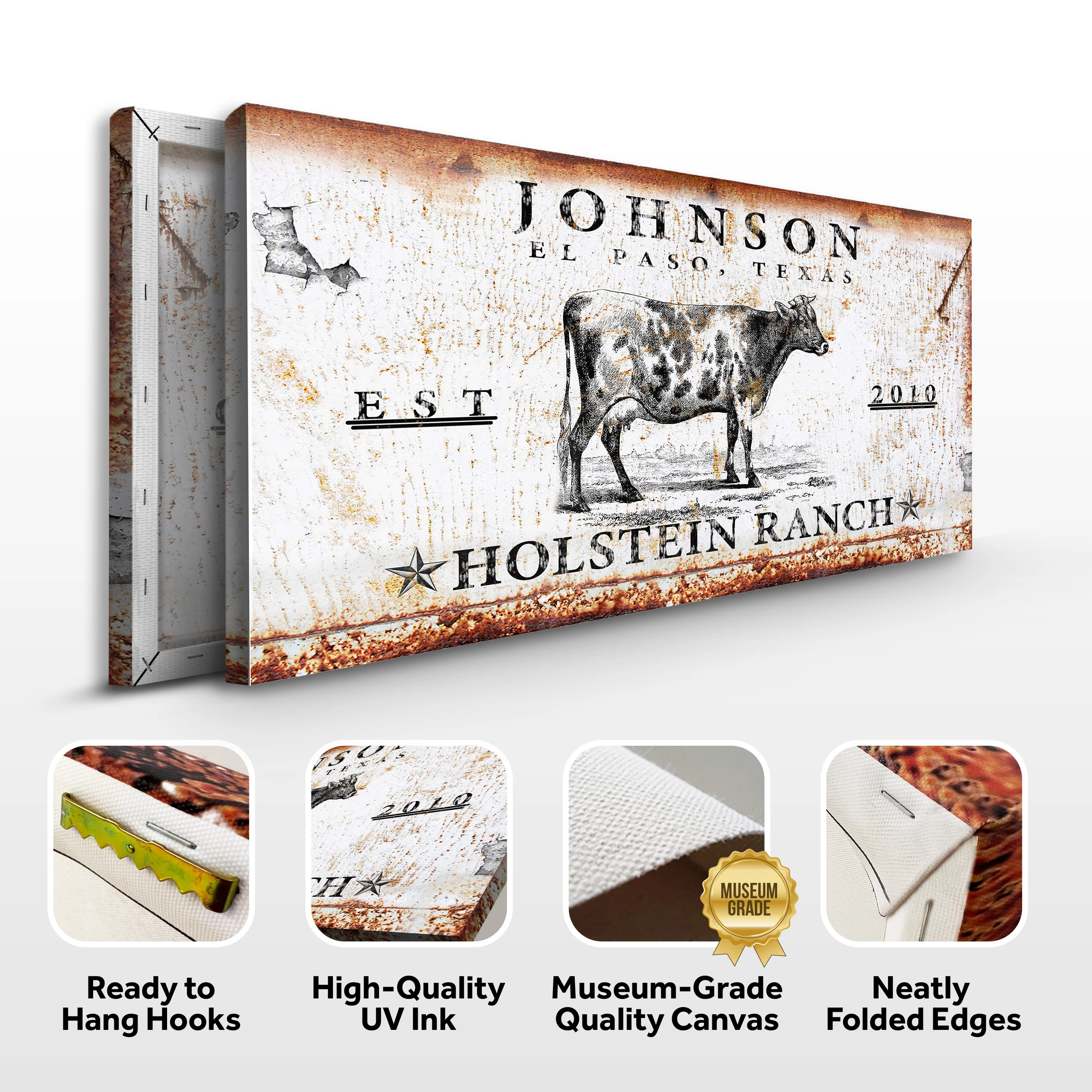 Holstein Ranch Sign - Image 3