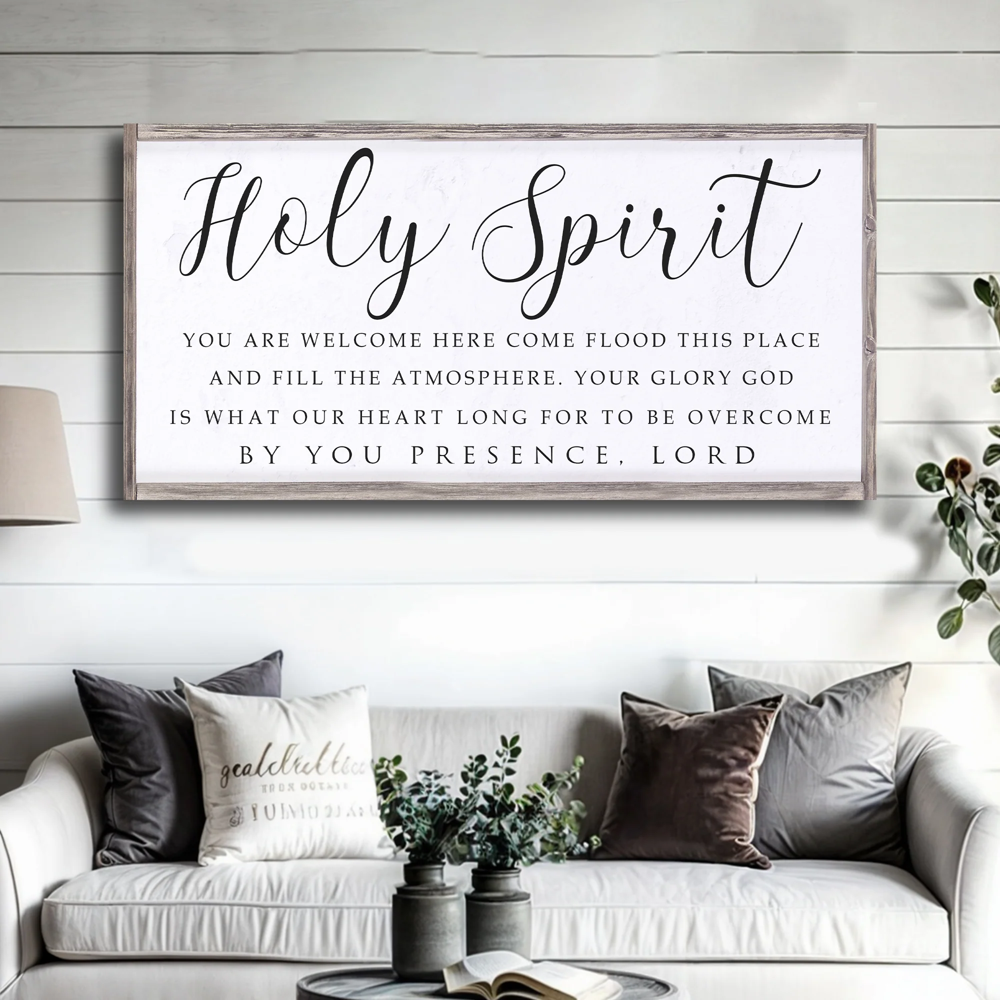 Holy Spirit You are Welcome Here Faith Sign II - Image 2