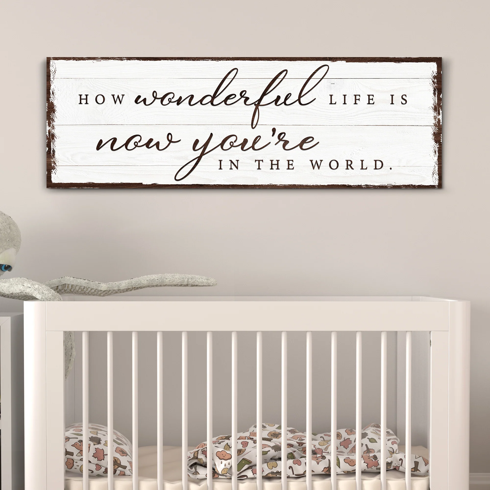 How Wonderful Life Is Now You're In The World Sign IV - Image 2