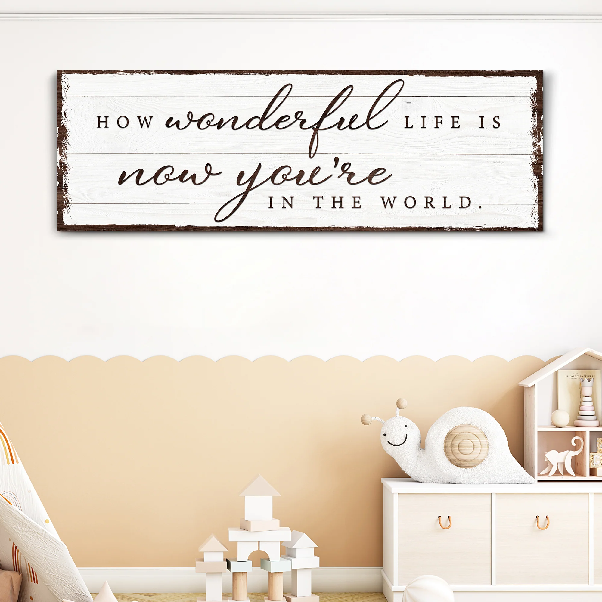 How Wonderful Life Is Now You're In The World Sign IV - Image 3