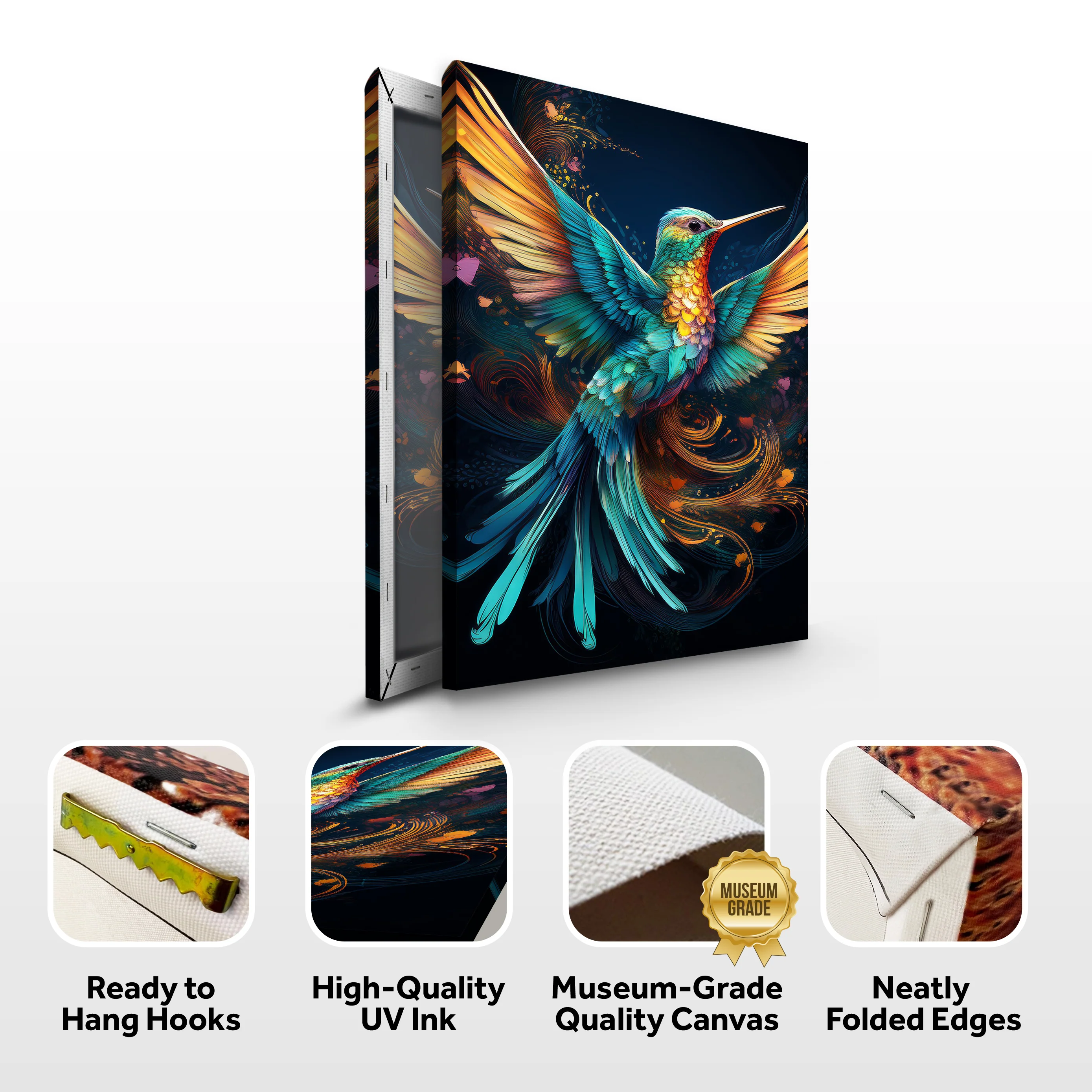 Humming Bird Abstract Wall Art II - Image 8