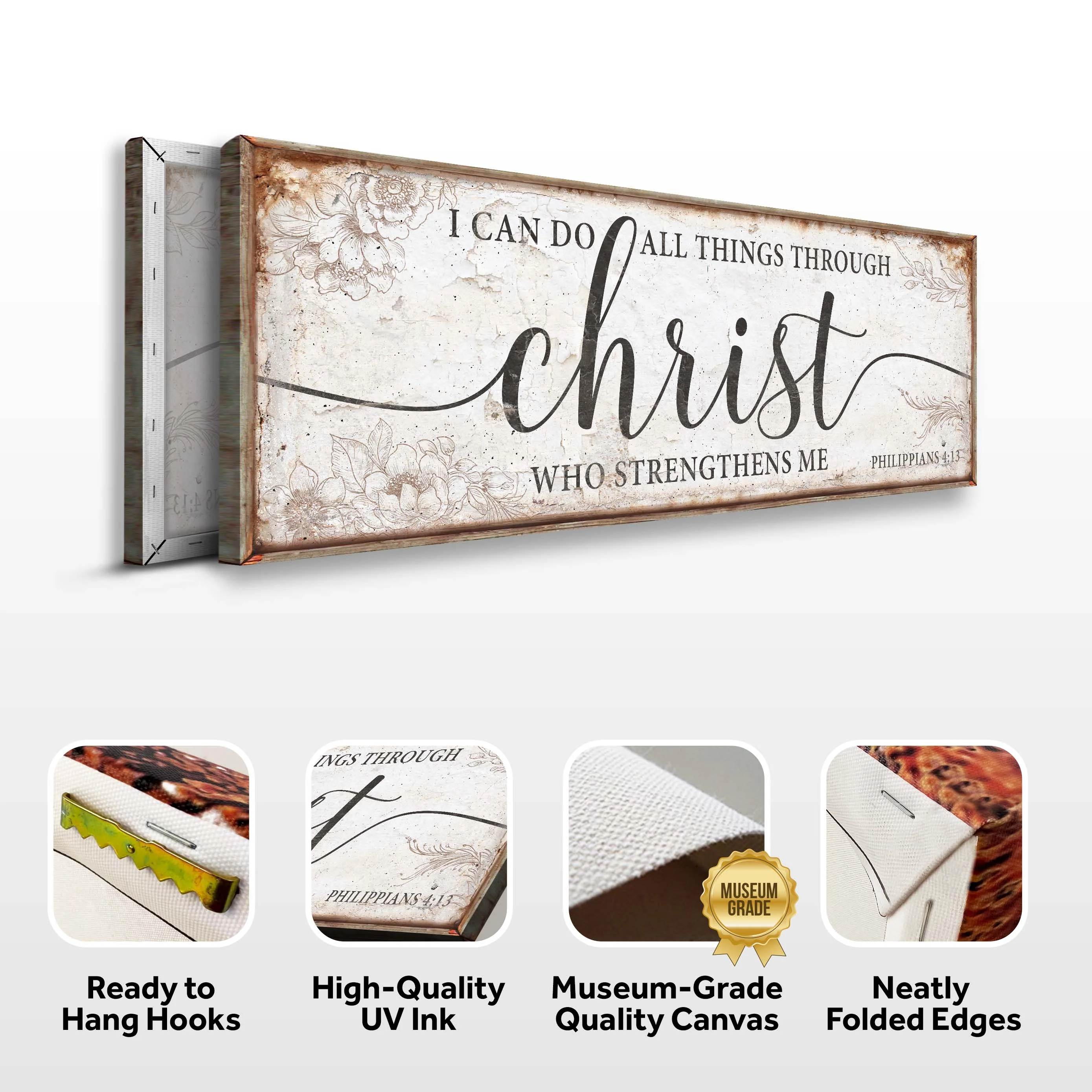 I Can Do All Things Through Christ Who Strengthens Me Faith Sign - Image 6
