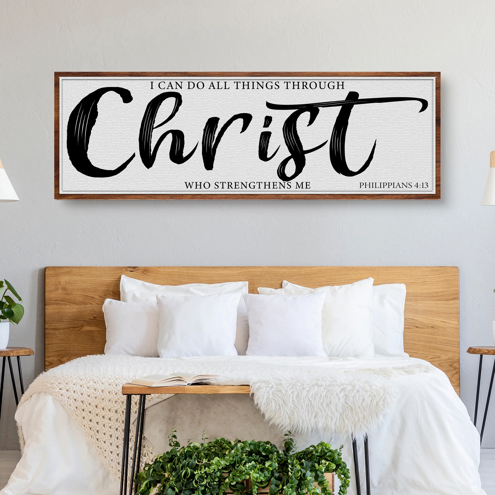 I Can Do All Things Through Christ Who Strengthens Me Faith Sign II - Image 3
