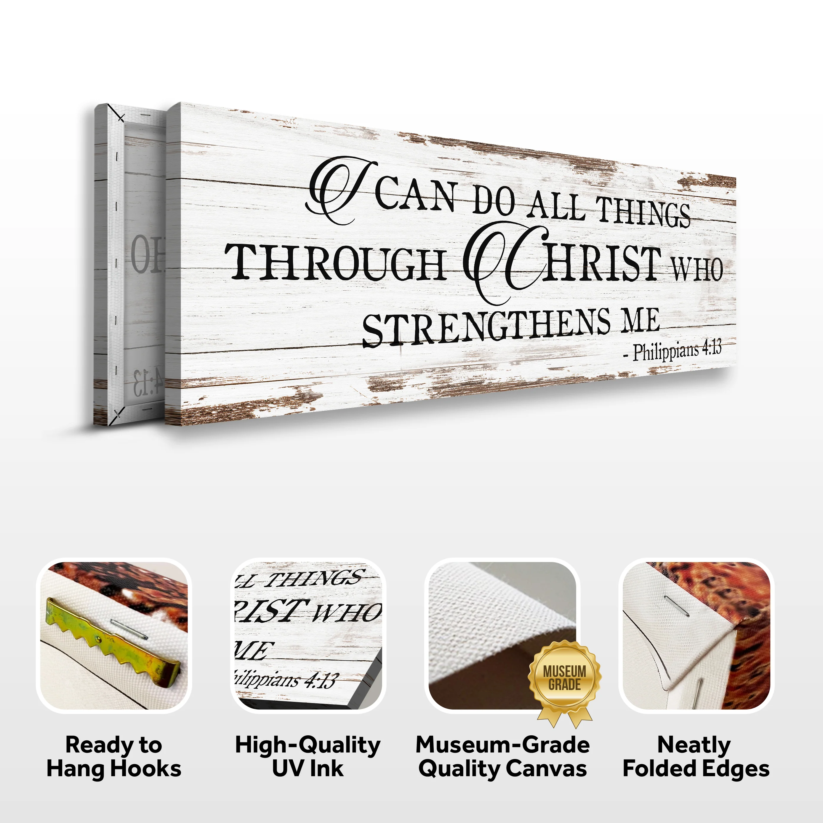 I Can Do All Things Through Christ Who Strengthens Me Faith Sign III - Image 6