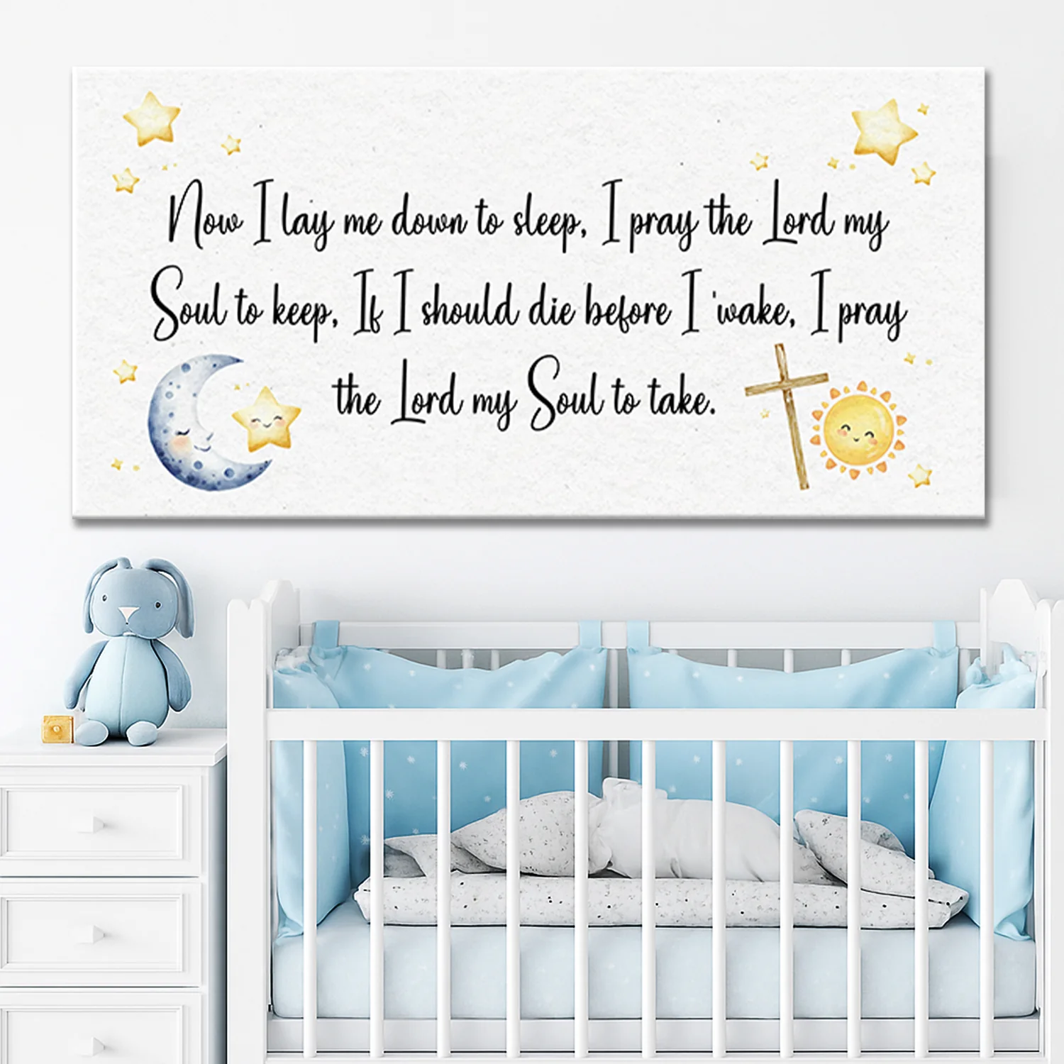 I Lay Me Down To Sleep Faith Sign - Image 3