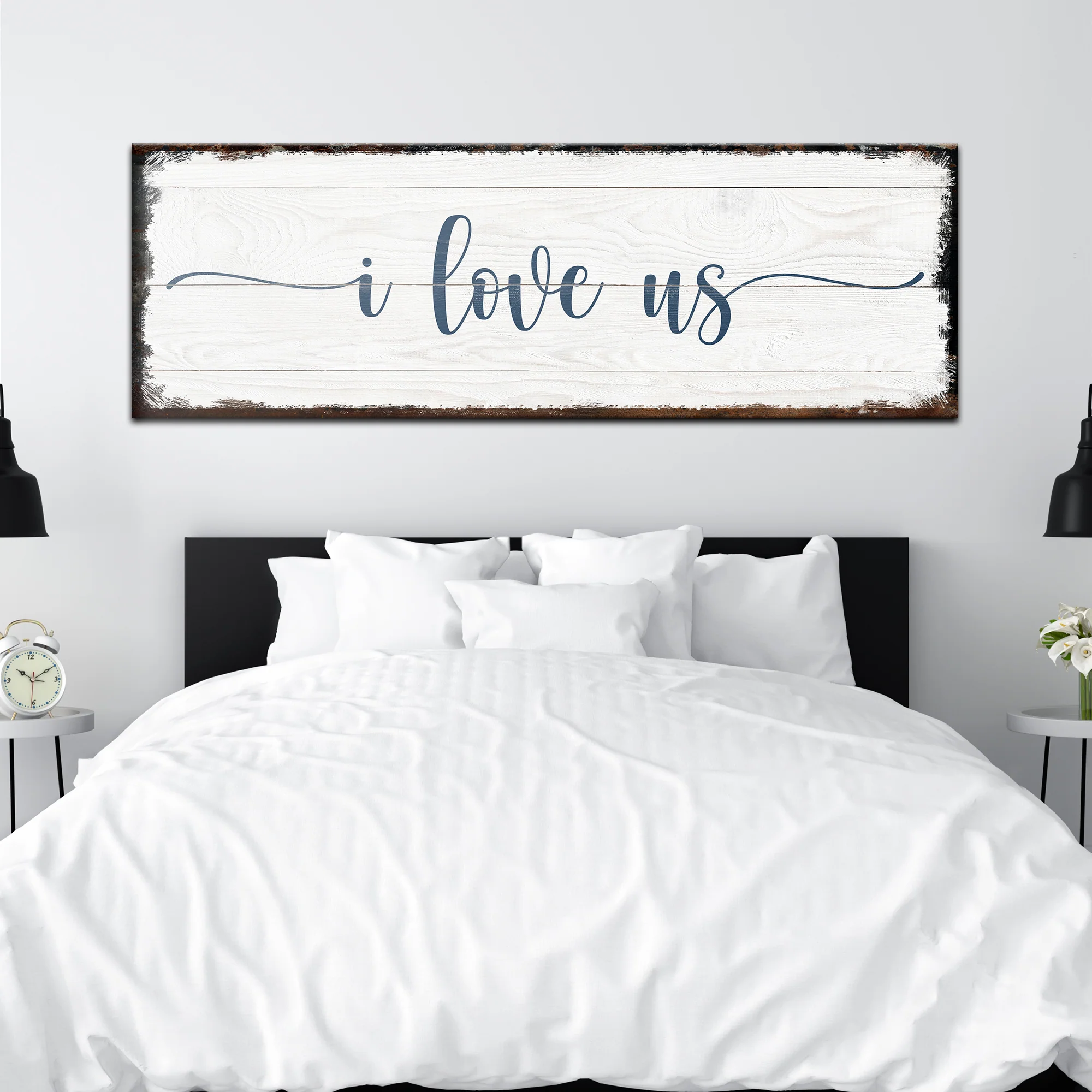 I Love Us Sign