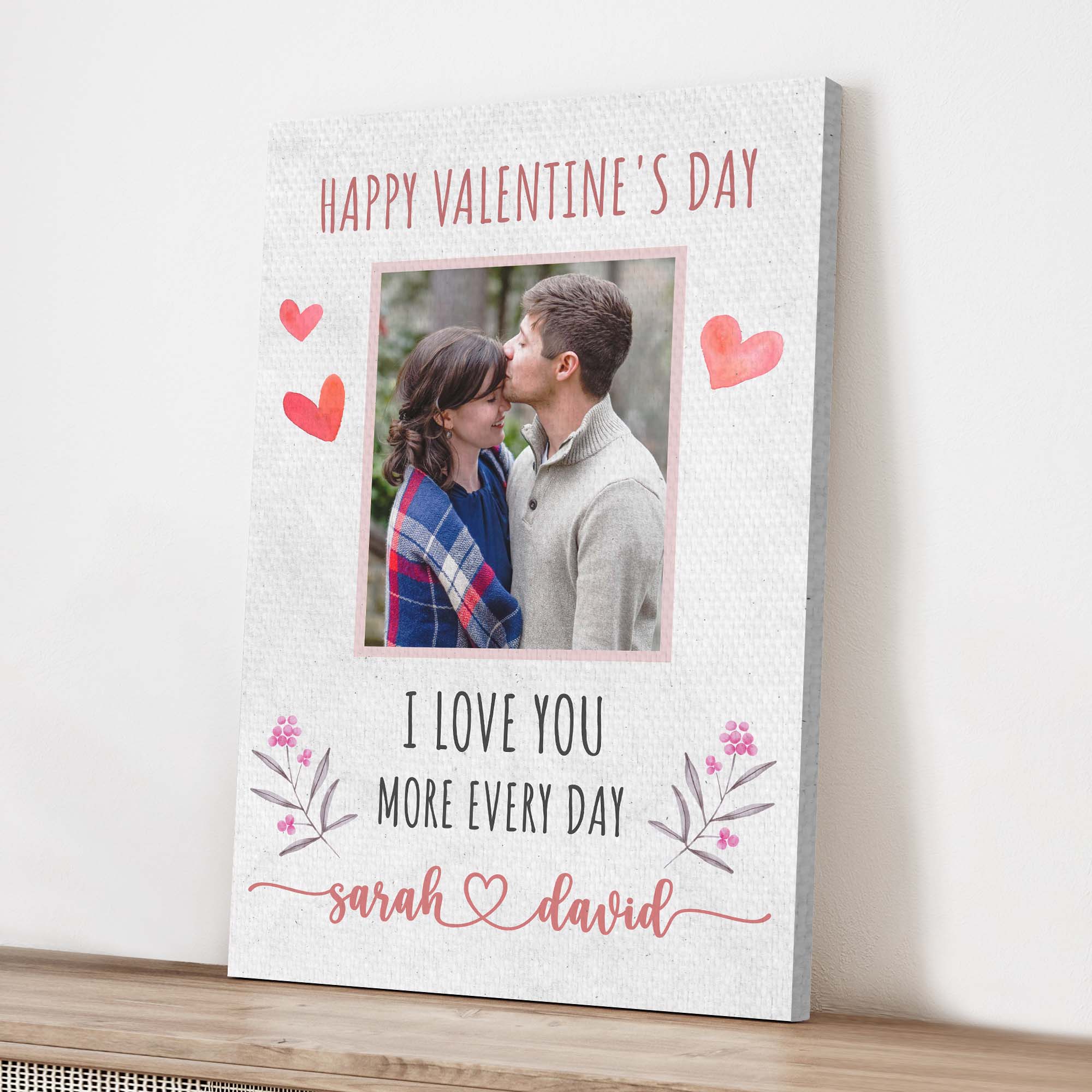 I Love You More Every Day Romantic Sign - Image 3