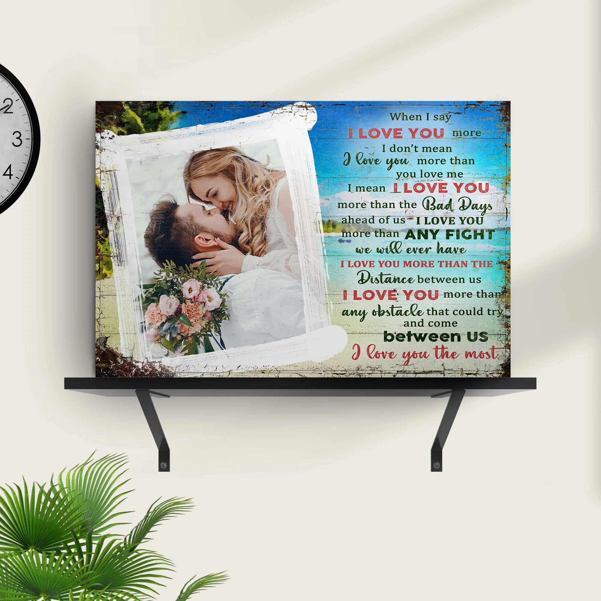 I Love You More I Love You The Most Couple Sign - Image 2