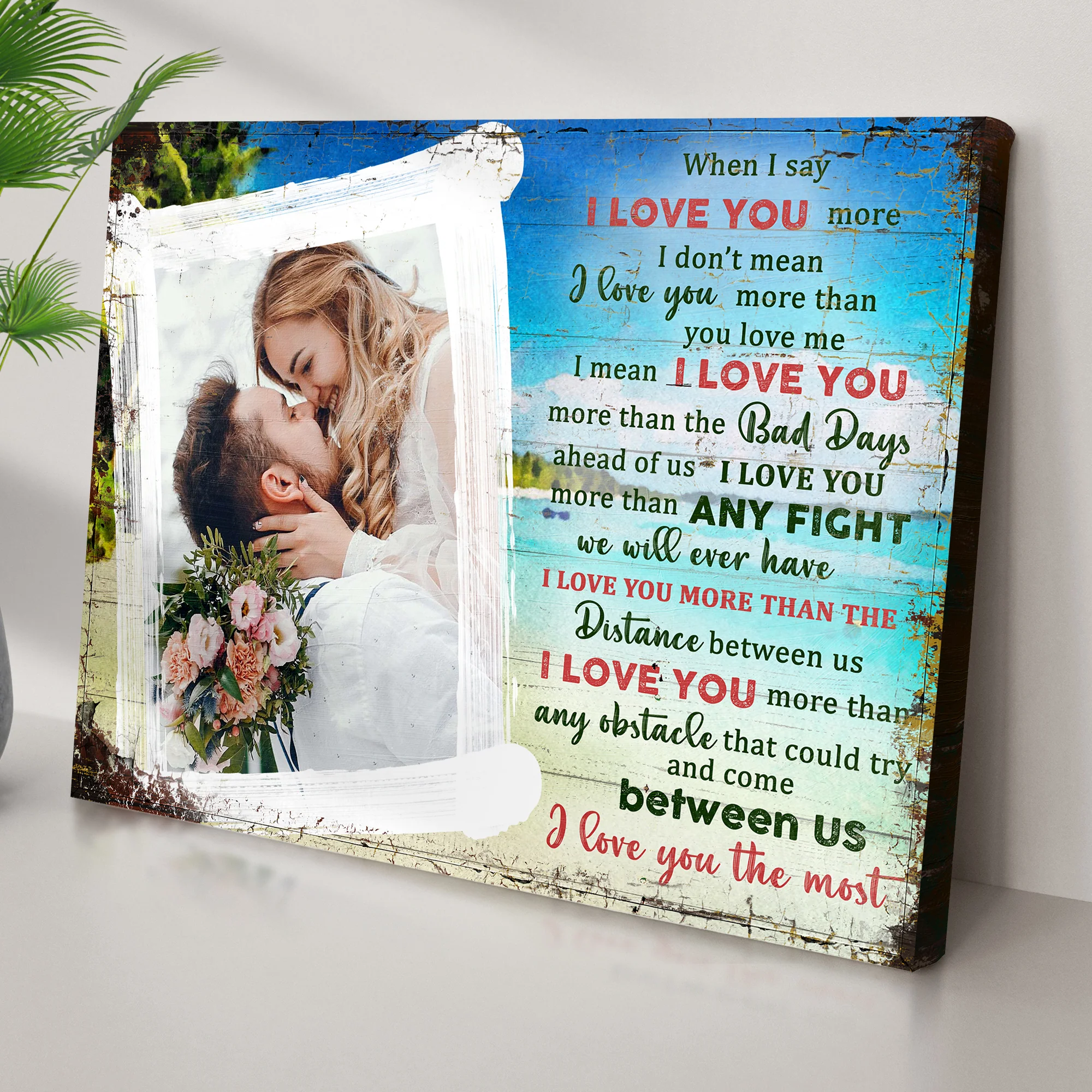 I Love You More I Love You The Most Couple Sign - Image 3