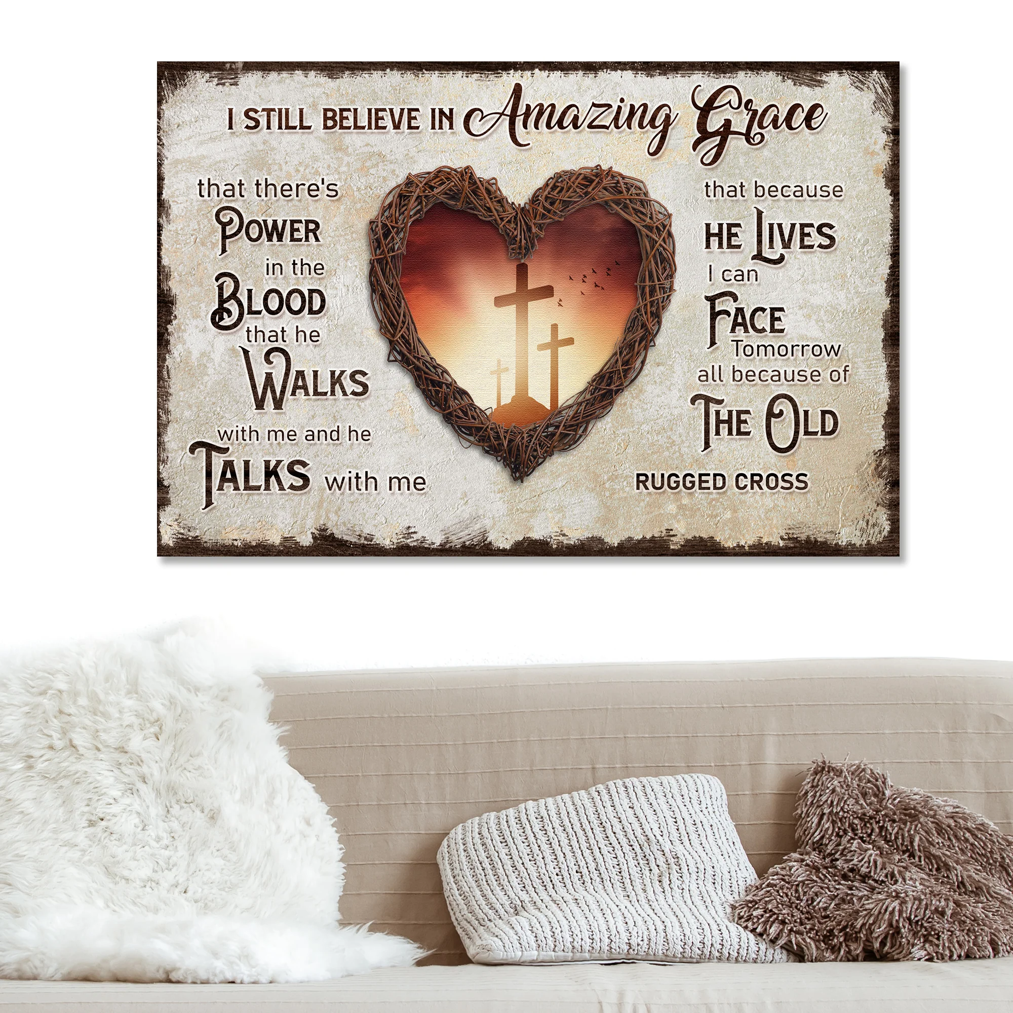 I Still Believe In Amazing Grace Sign V - Image 2