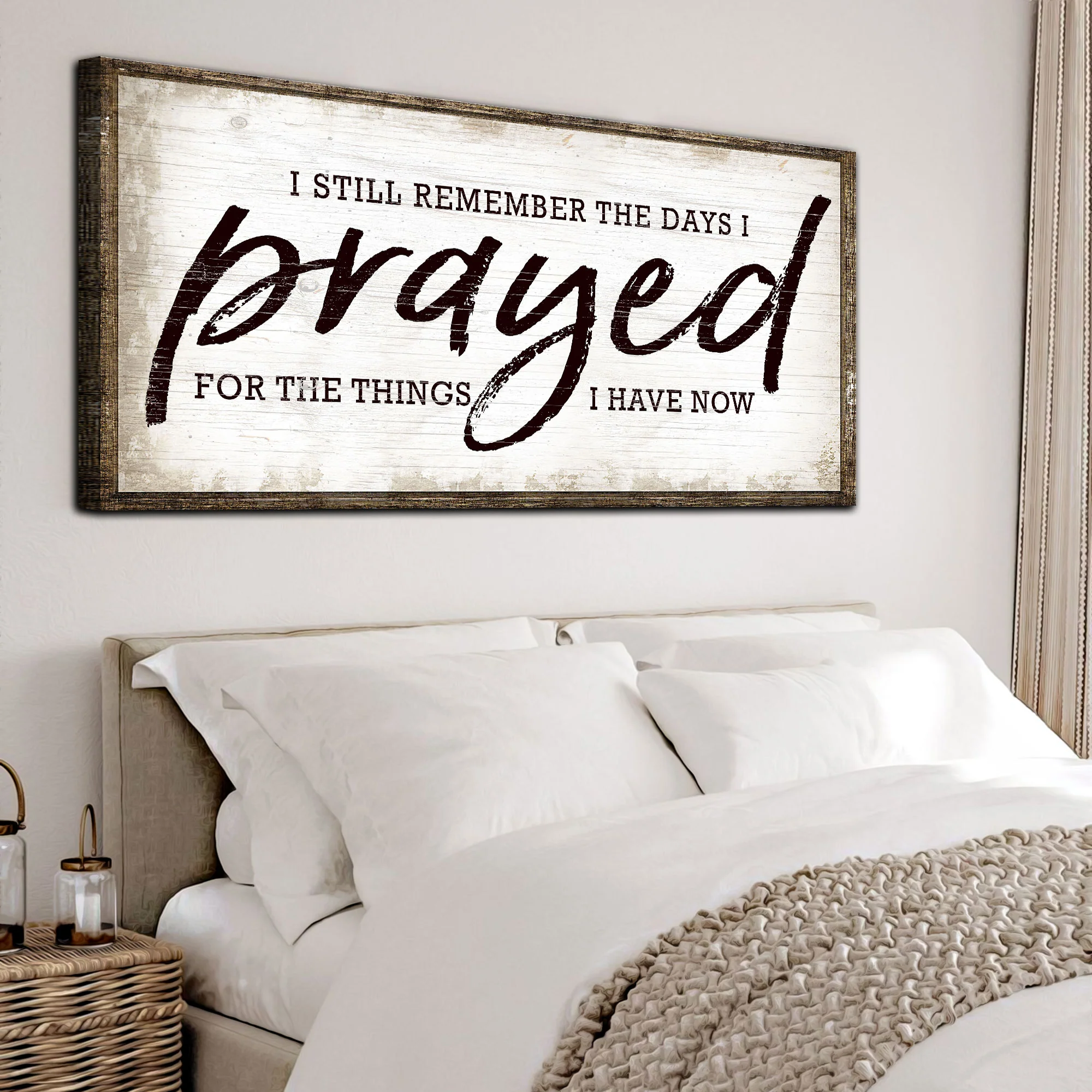 I Still Remember The Days I Prayed Faith Sign - Image 3