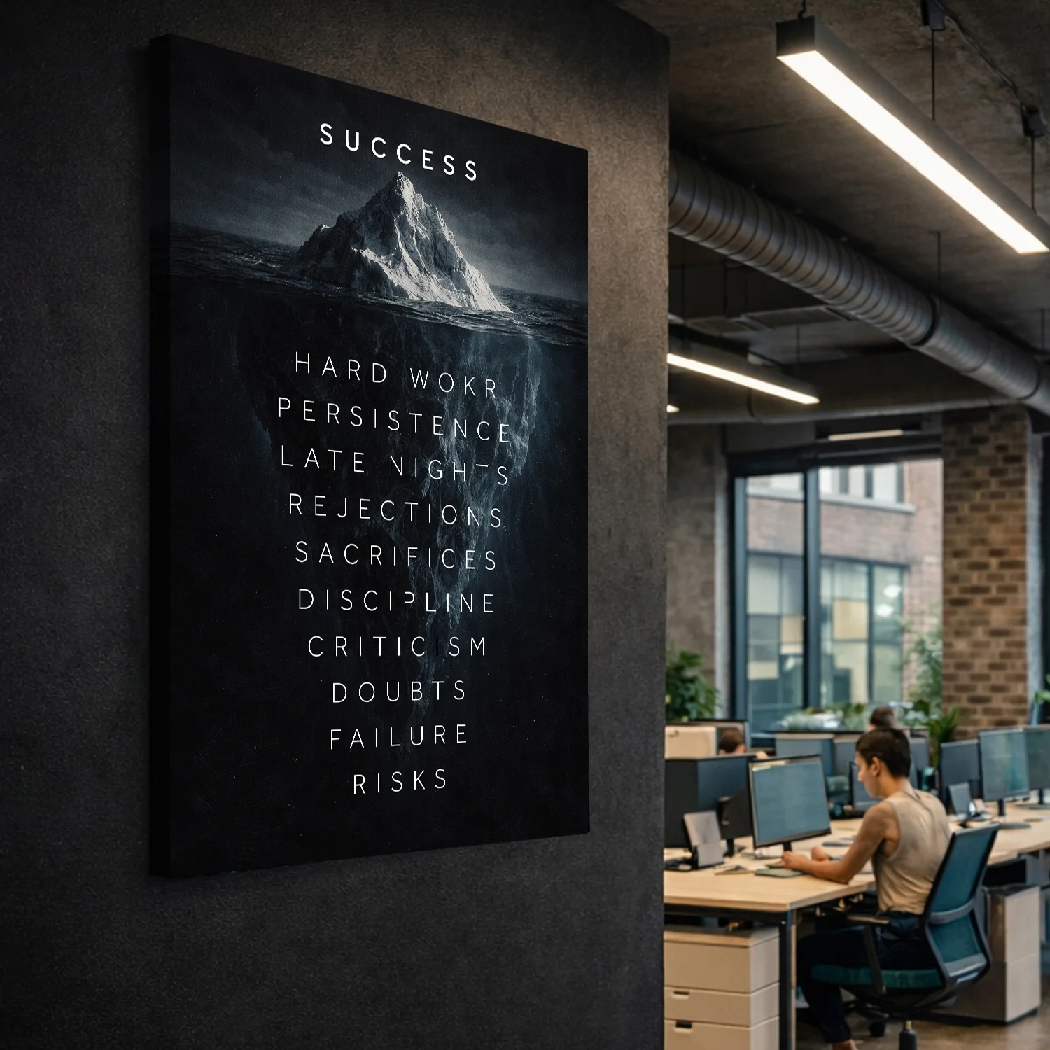Iceberg of Success Wall Sign II - Image 5