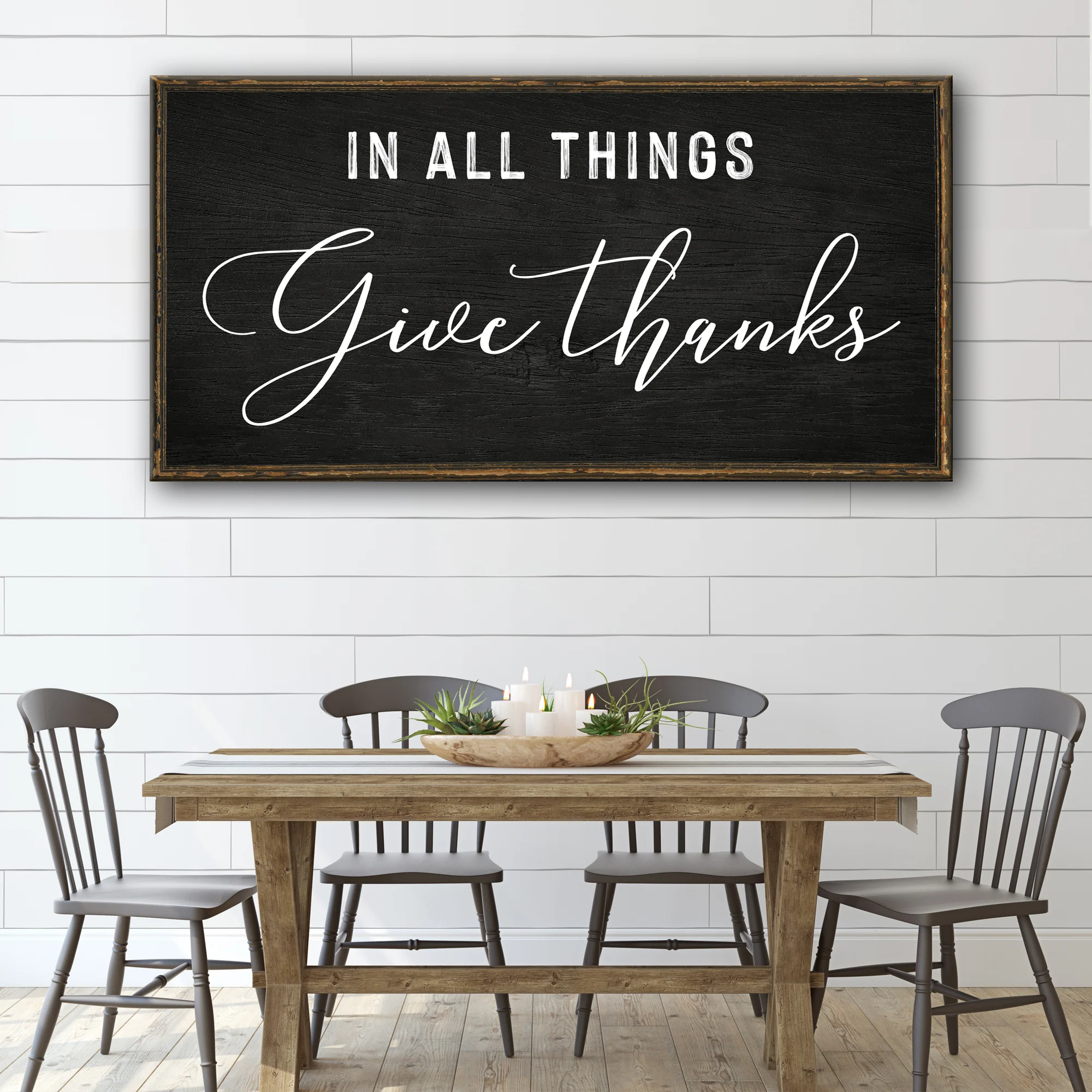 In All Things Give Thanks Sign