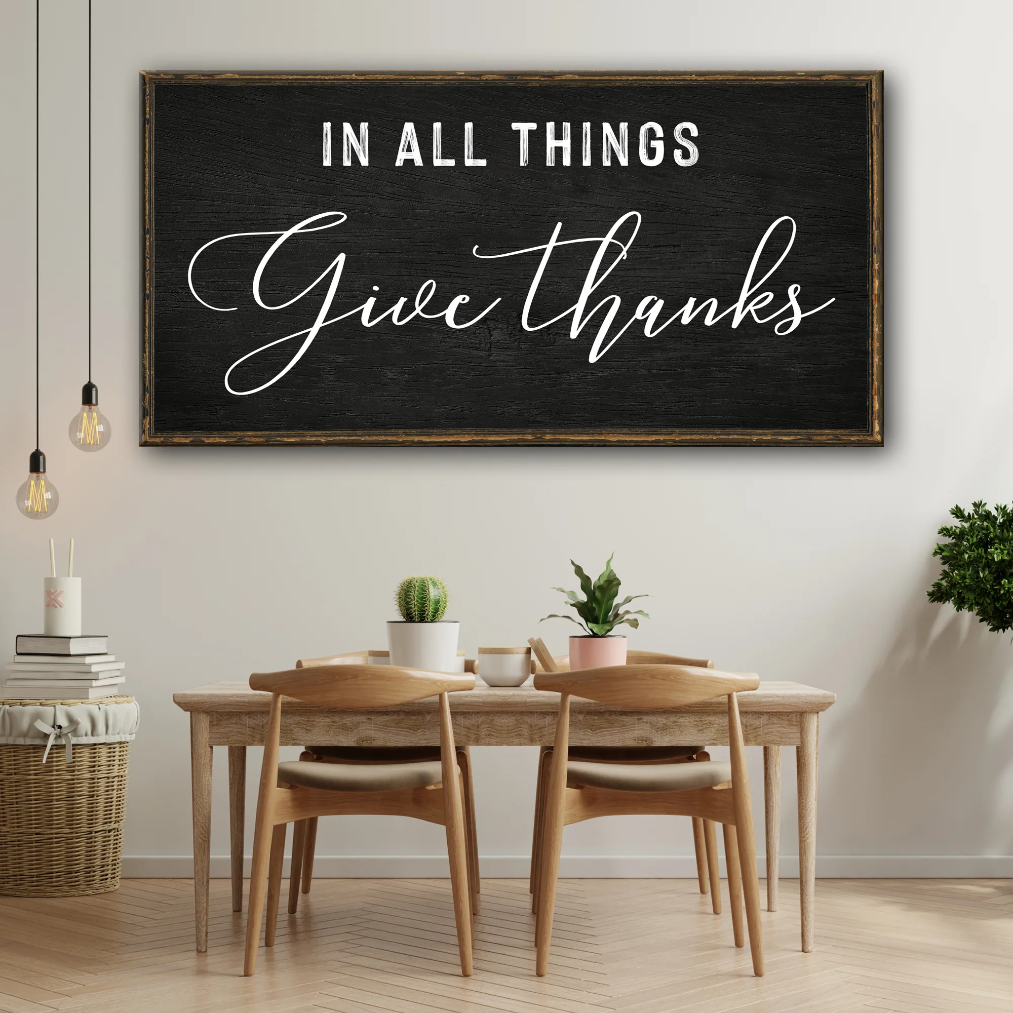 In All Things Give Thanks Sign - Image 2