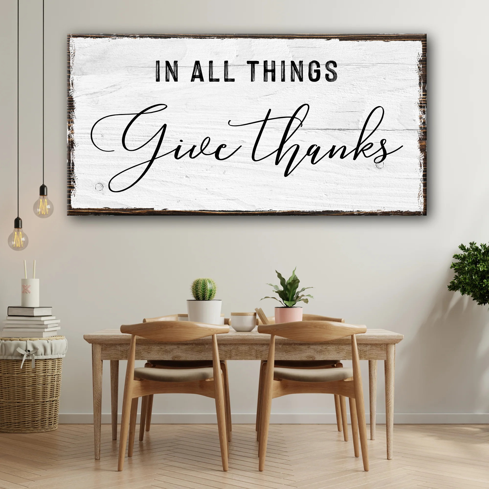 In All Things Give Thanks Sign - Image 5