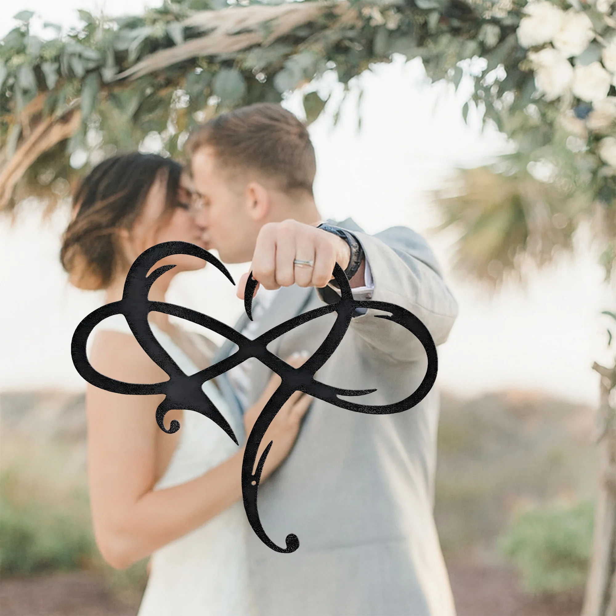 Infinity and Heart - Steel Sign - Image 5