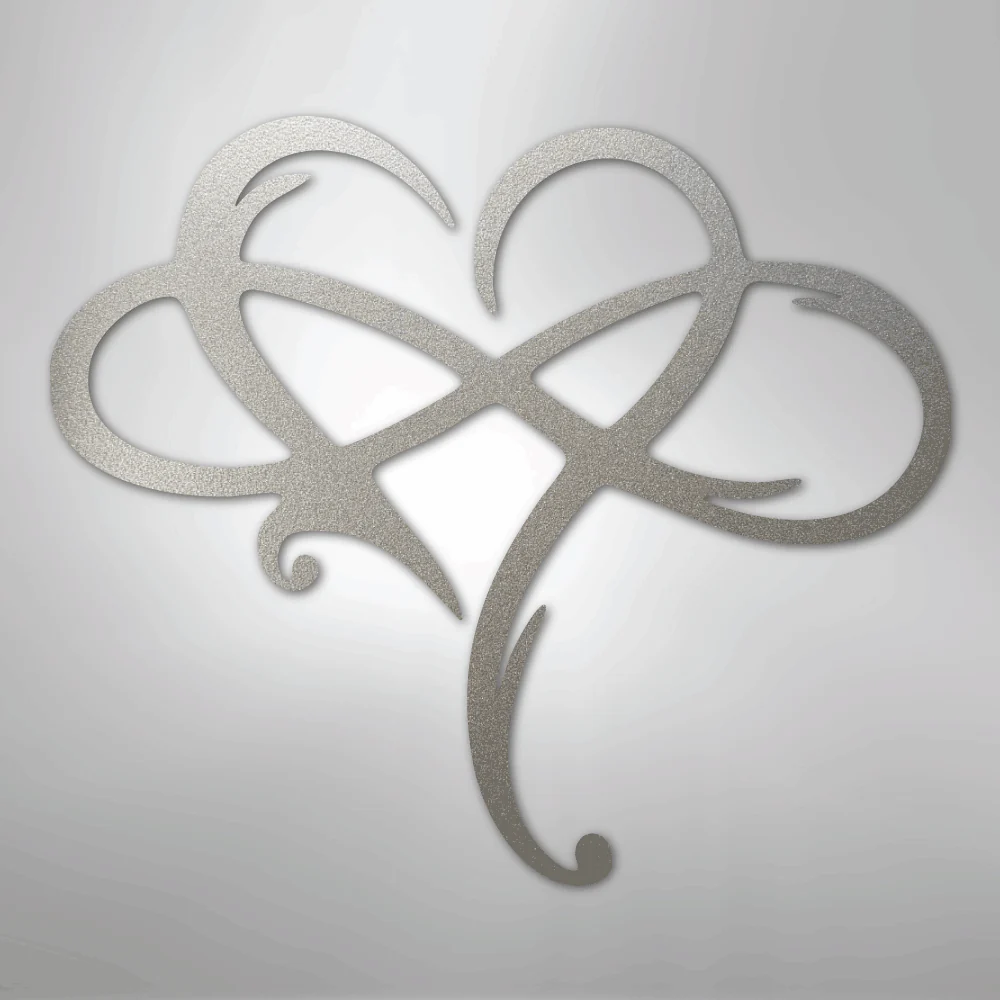Infinity and Heart - Steel Sign - Image 8