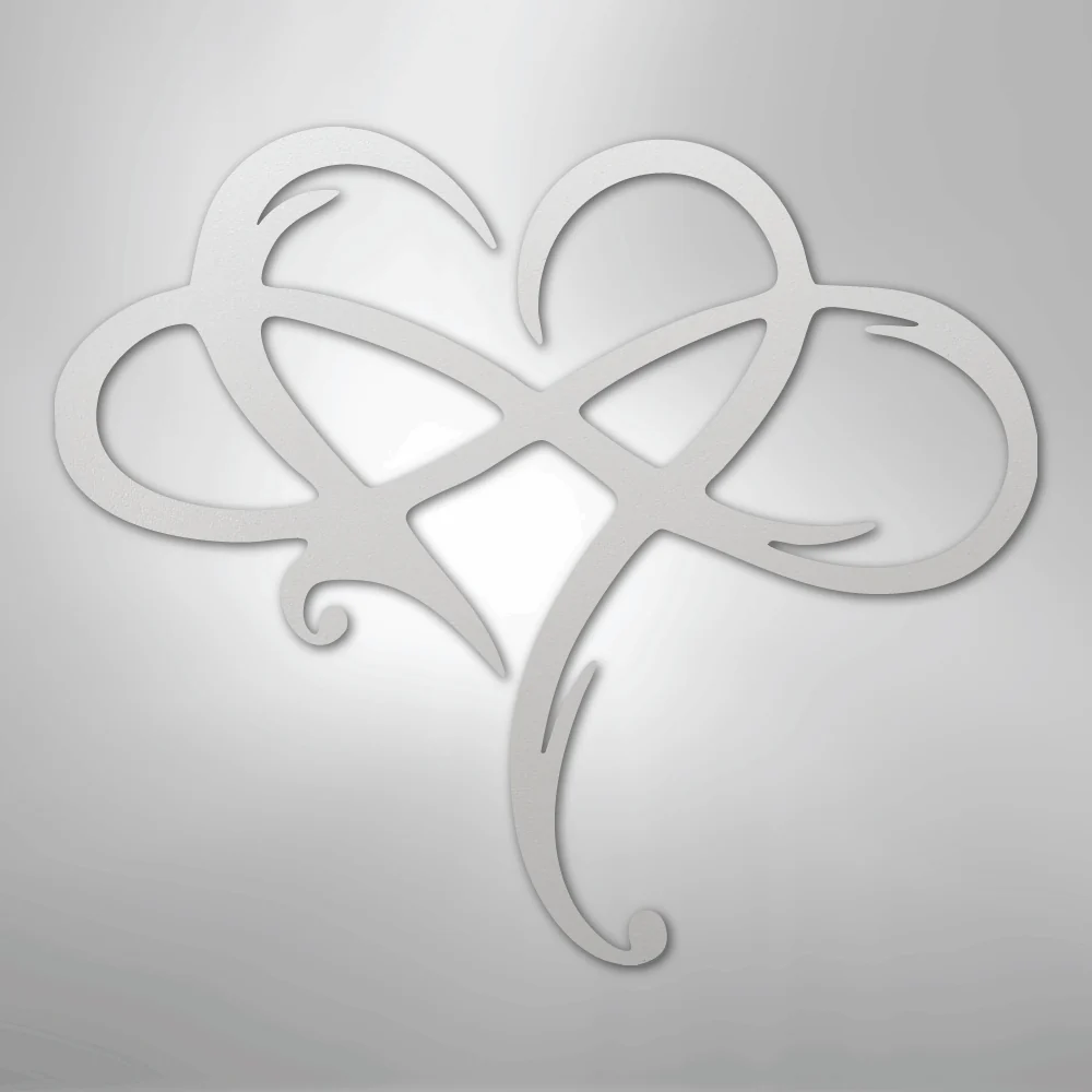 Infinity and Heart - Steel Sign - Image 9