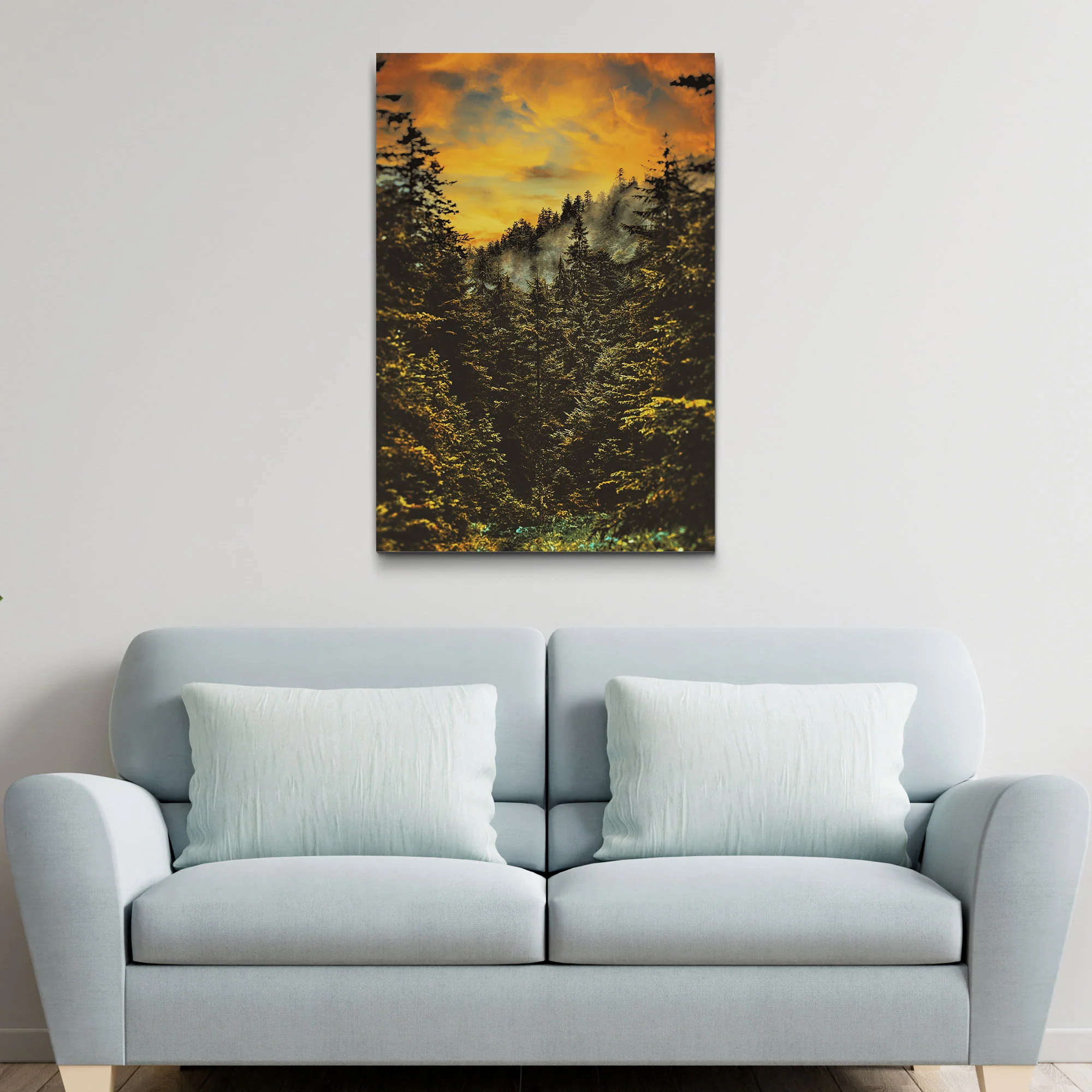 Into The Pine Trees Canvas Wall Art - Image 3