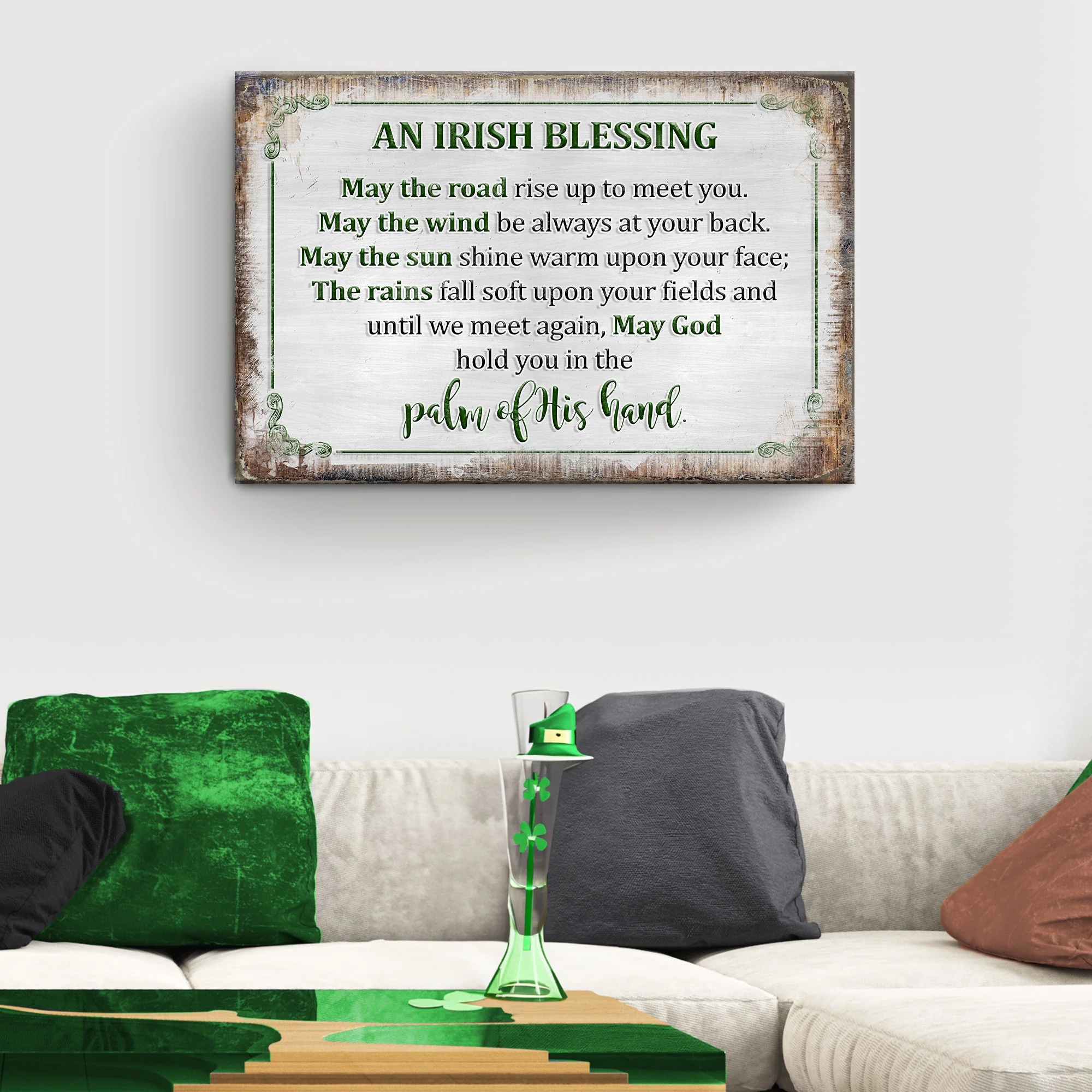 Irish Blessing Farmhouse Sign II - Image 3