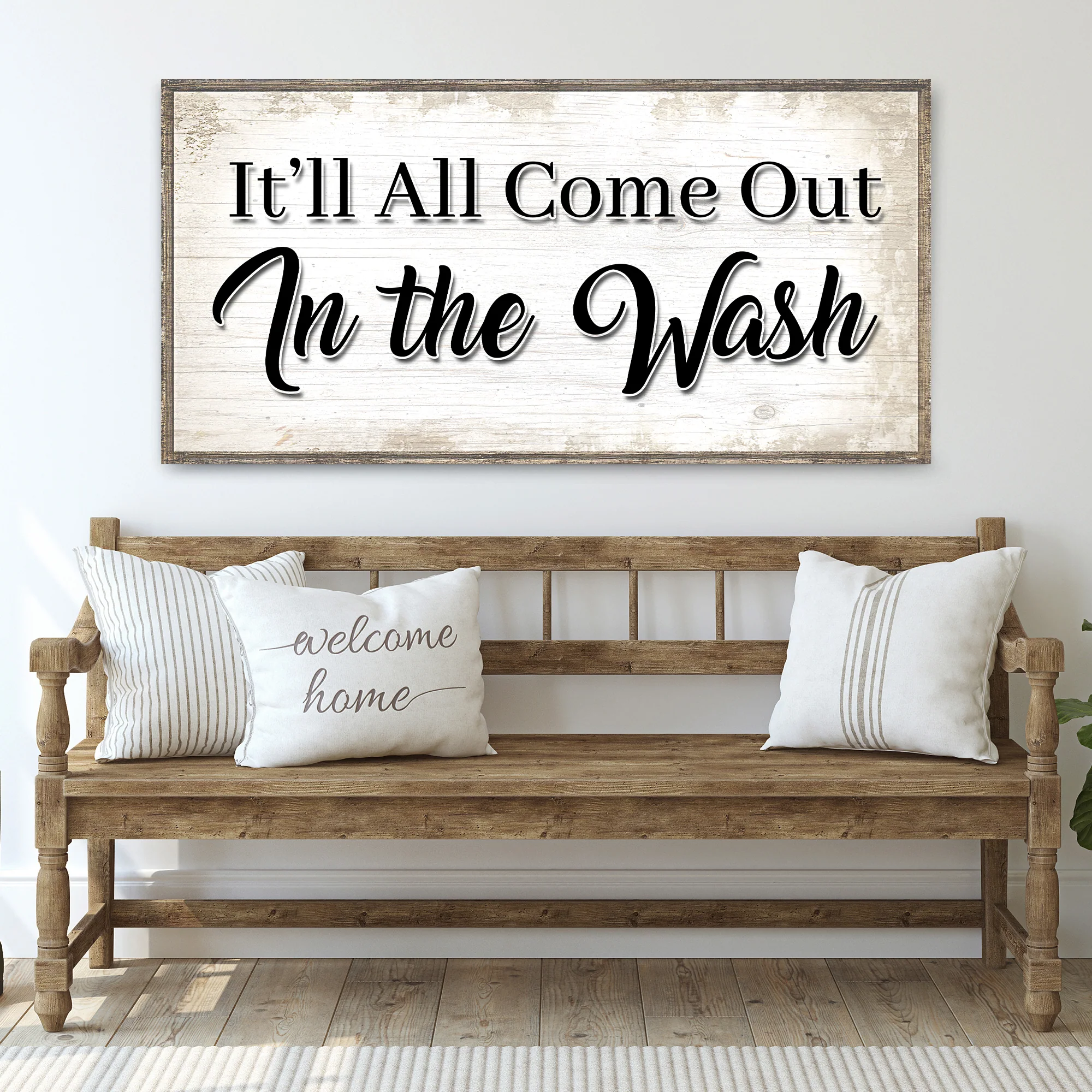 It'll All Come Out in the Wash Laundry Sign II - Image 2