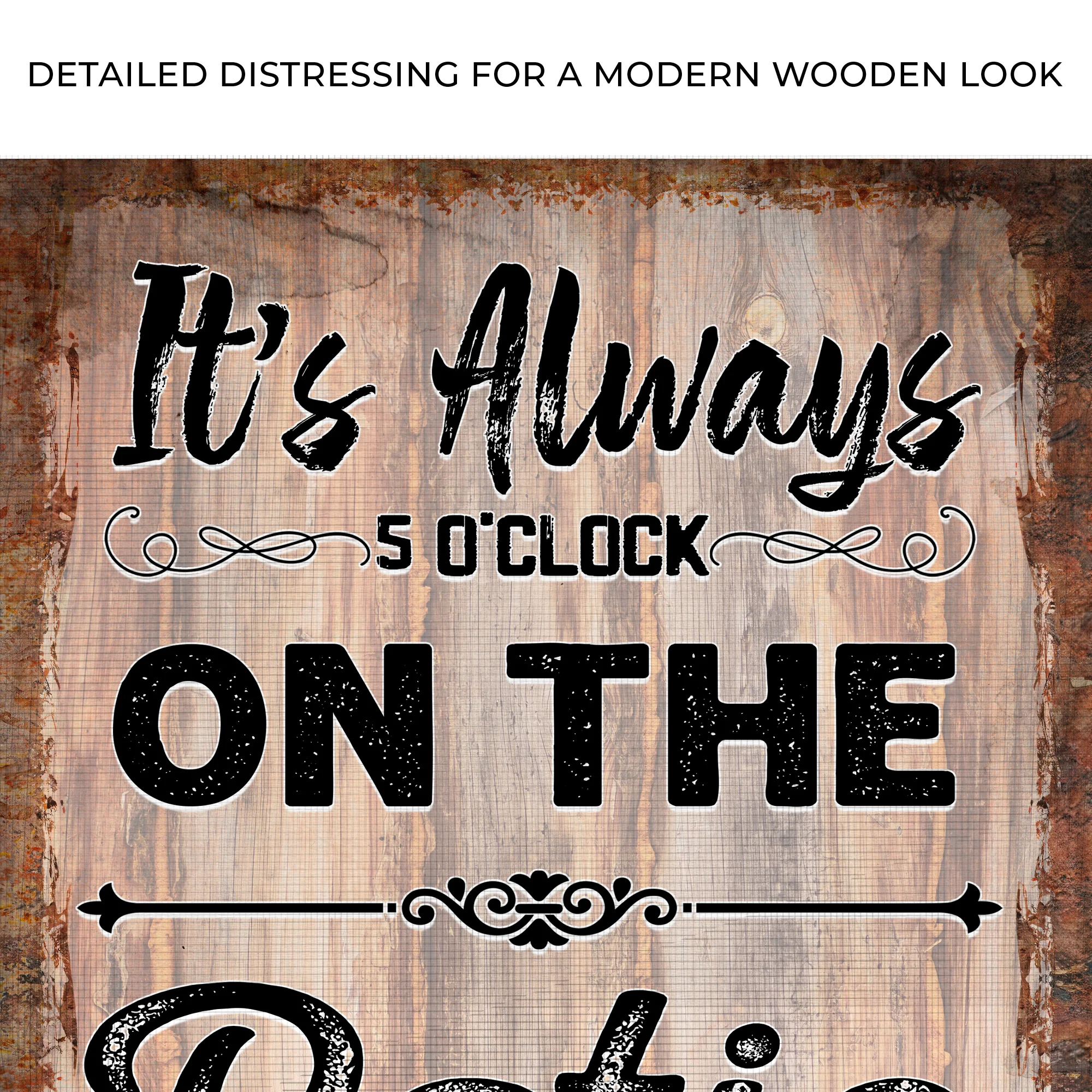 It's Always 5 O'Clock On The Patio Sign - Image 4