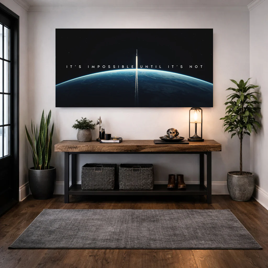 It's Impossible Until It's Not Wall Sign - Image 5