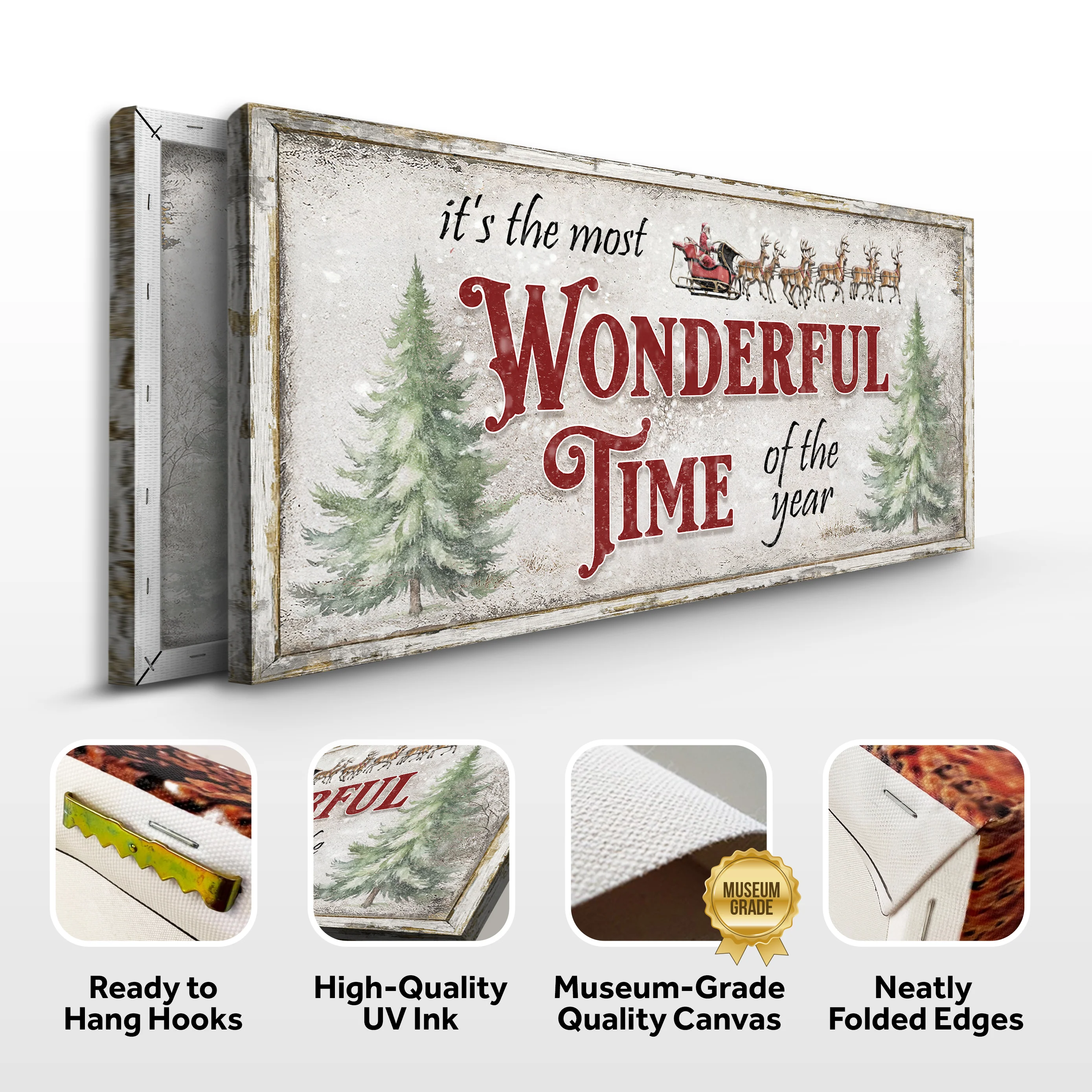 It's The Most Wonderful Time Of The Year Christmas Wall Art - Image 8