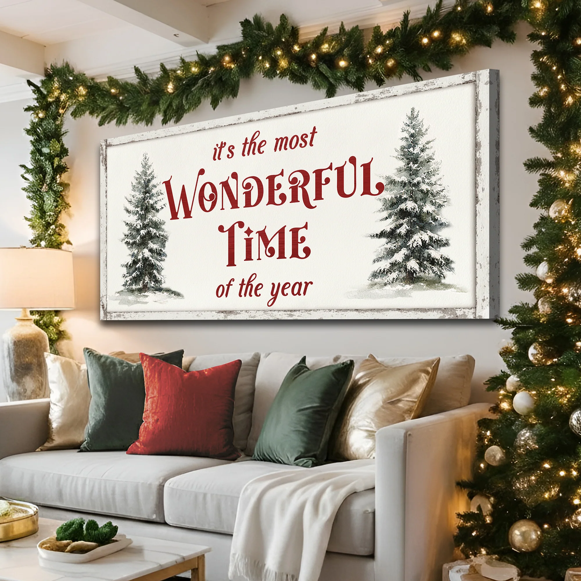 It's The Most Wonderful Time Of The Year Christmas Wall Art II - Image 4