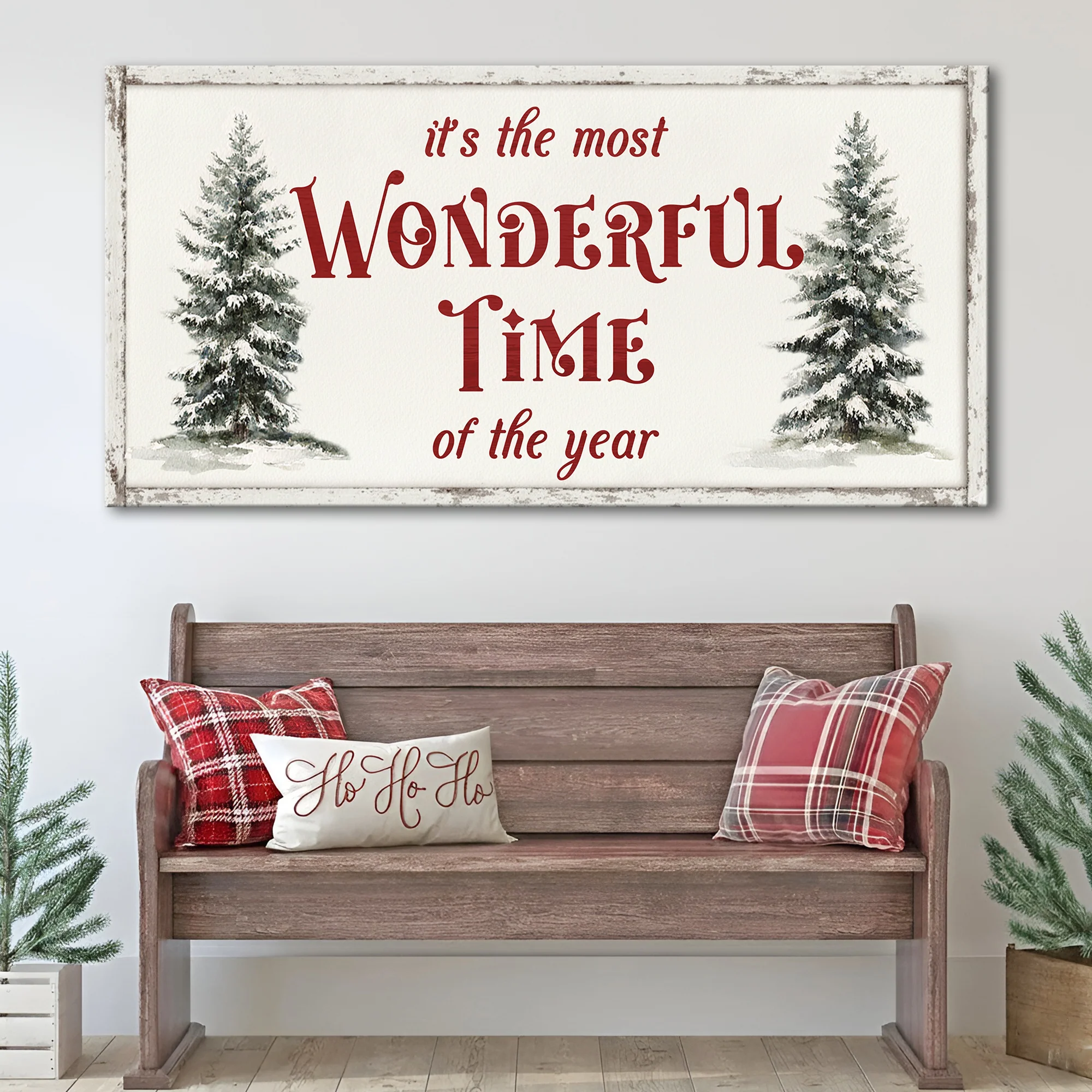 It's The Most Wonderful Time Of The Year Christmas Wall Art II - Image 5
