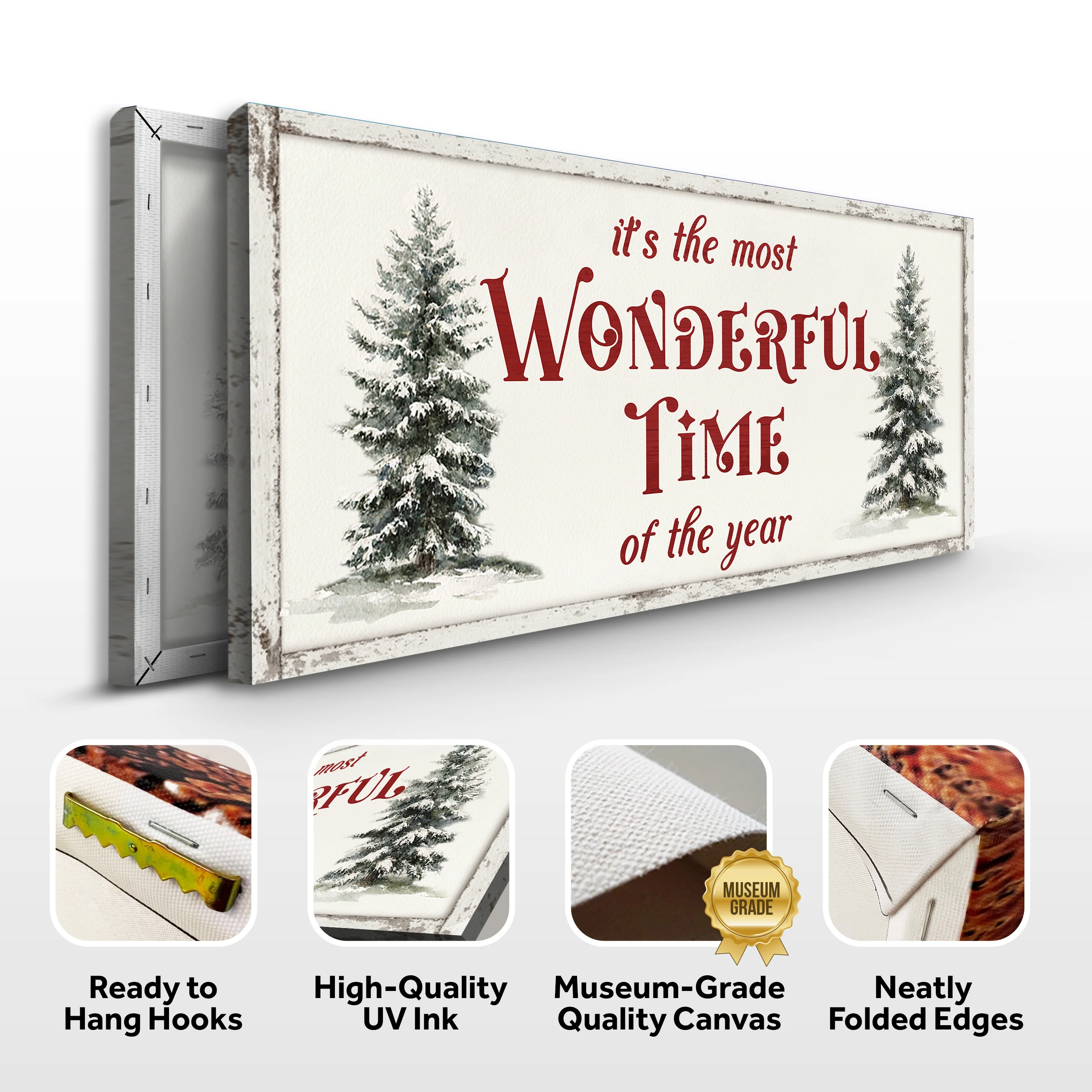 It's The Most Wonderful Time Of The Year Christmas Wall Art II - Image 8