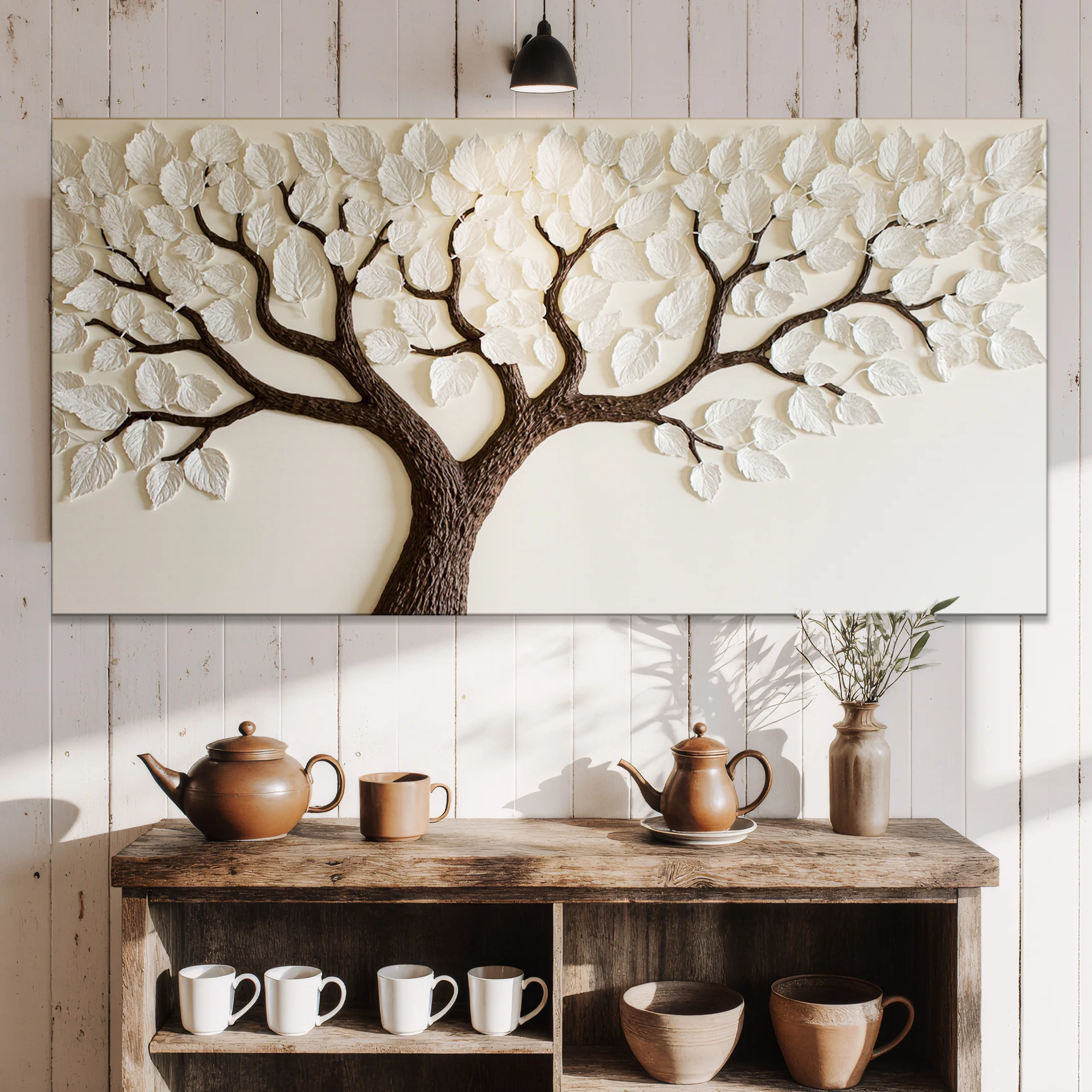 Ivory Canopy Tree Wall Art - Image 2