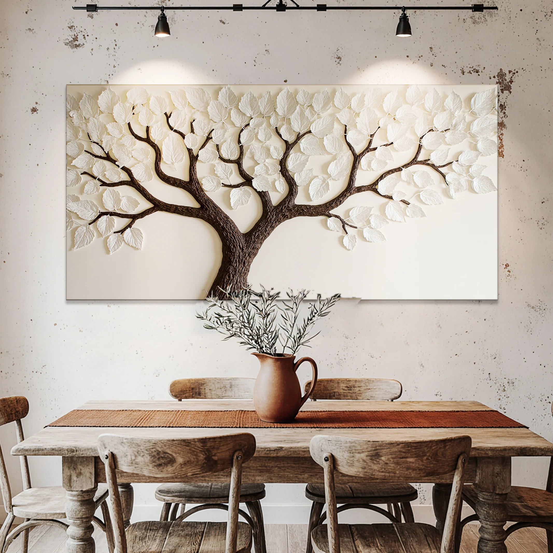 Ivory Canopy Tree Wall Art - Image 5