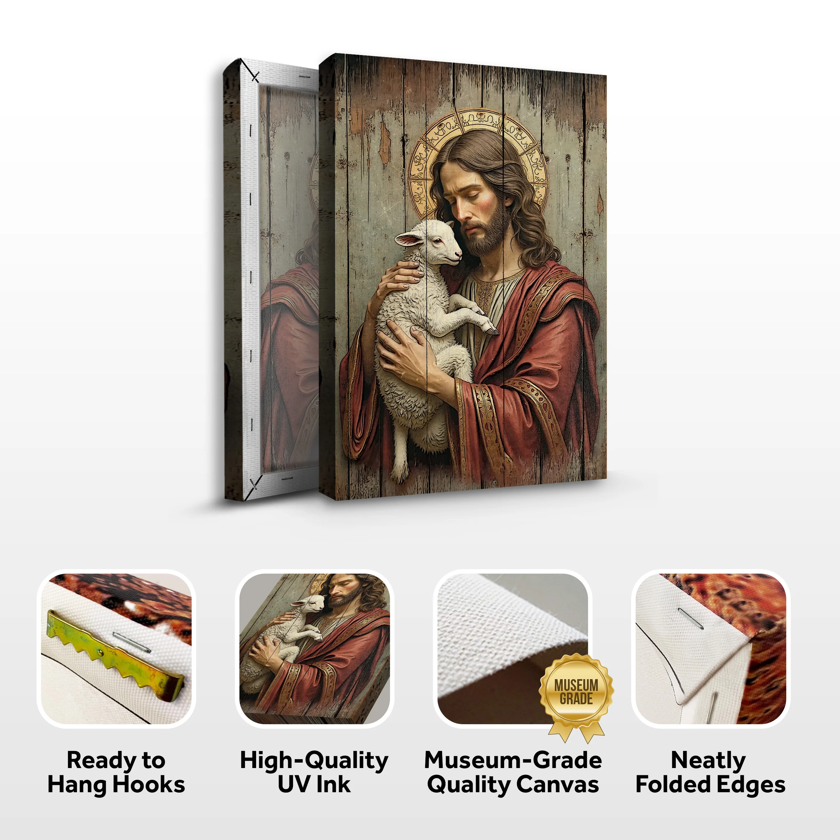 Jesus The Good Shepherd Wall Art - Image 8