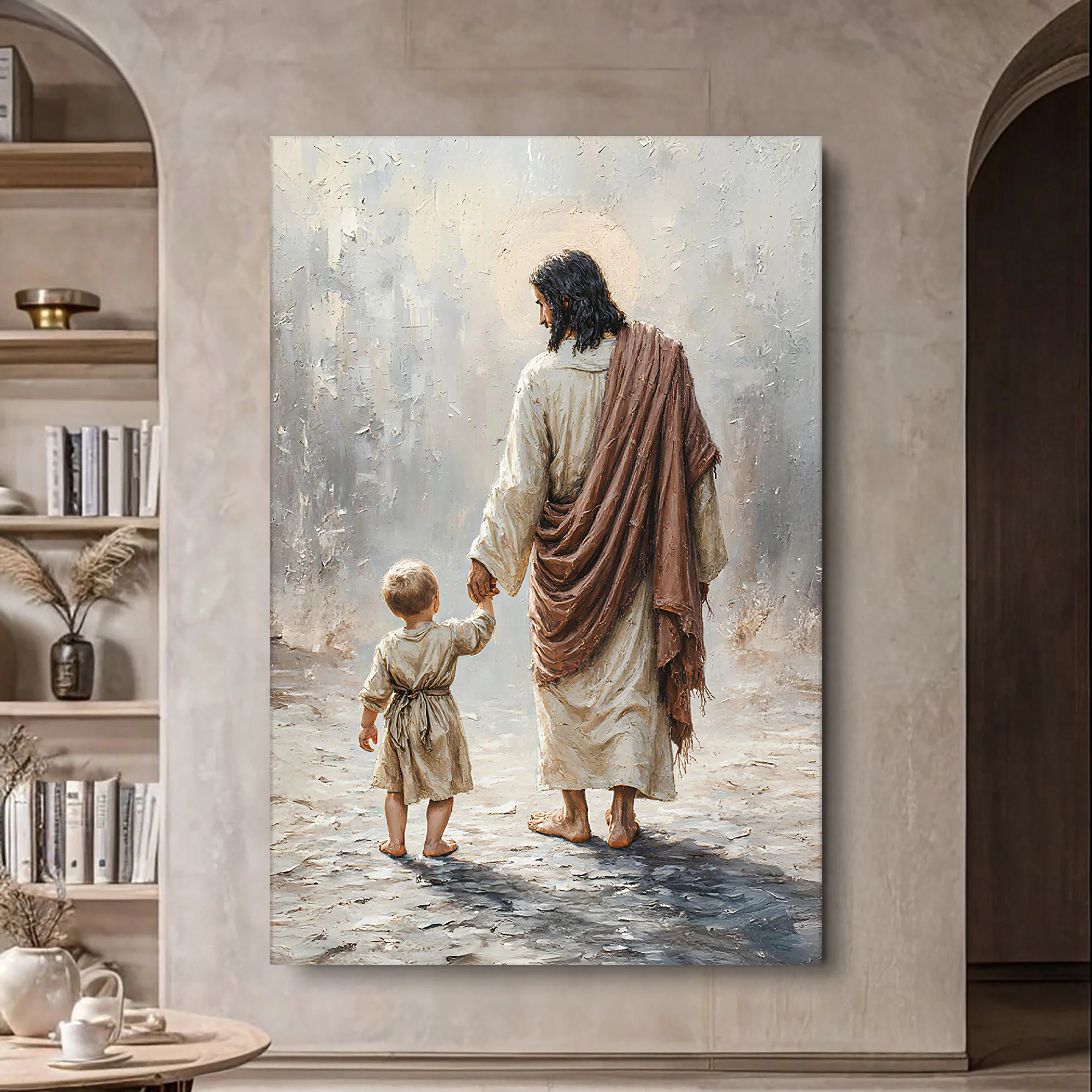 Jesus With Boy Faith Wall Art - Image 2