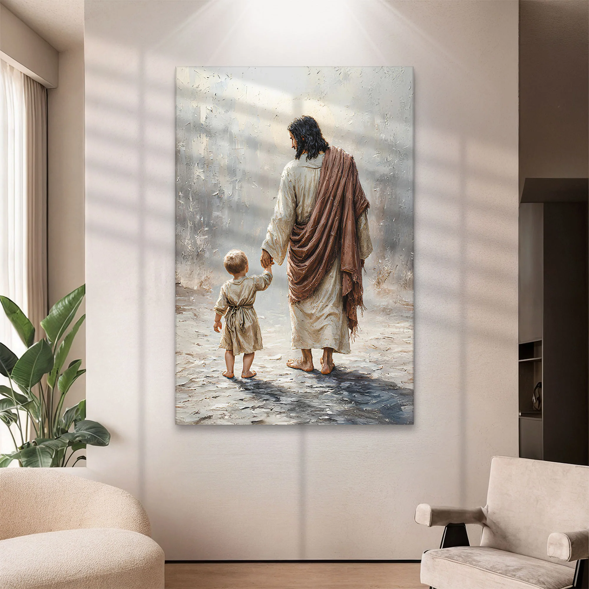 Jesus With Boy Faith Wall Art - Image 5