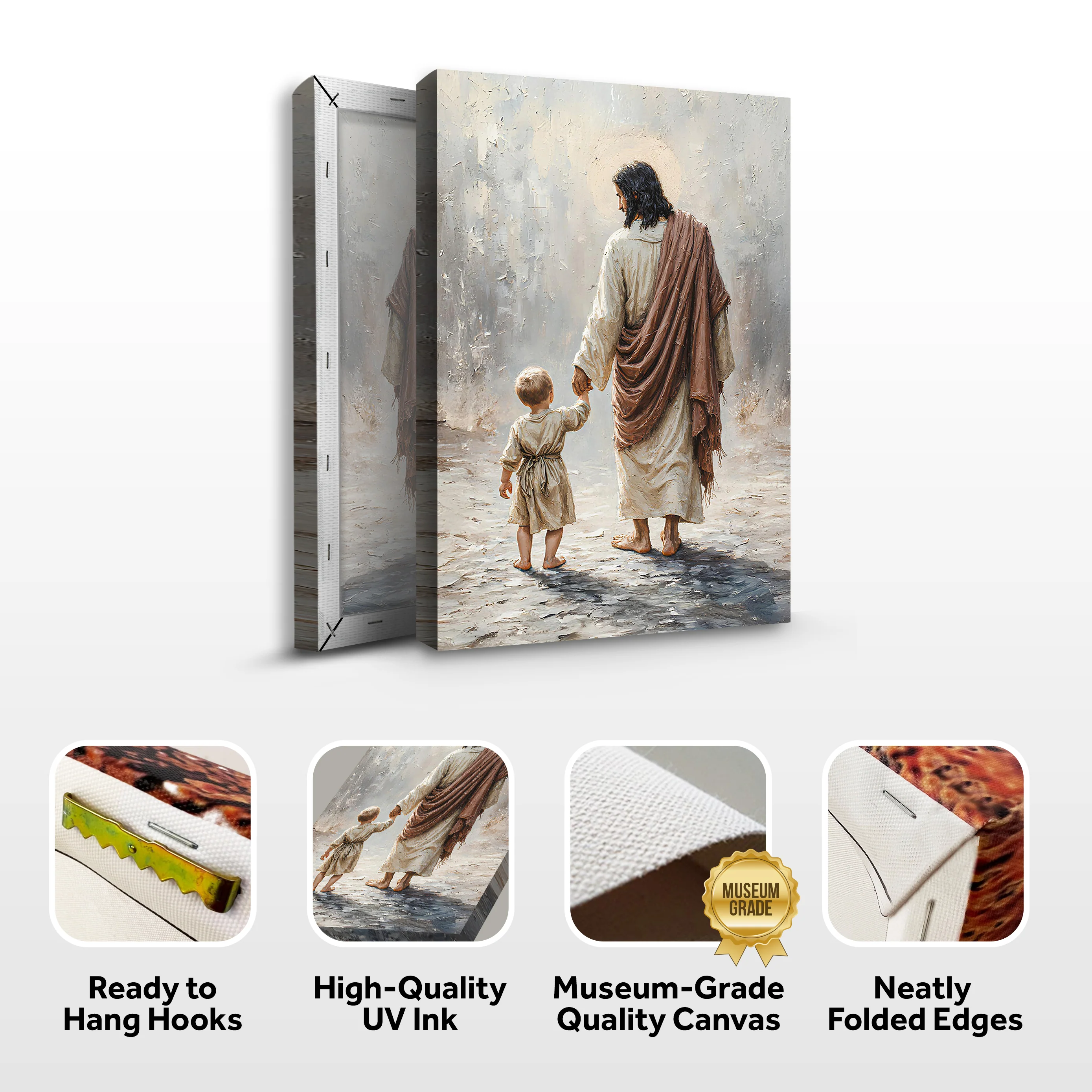 Jesus With Boy Faith Wall Art - Image 8