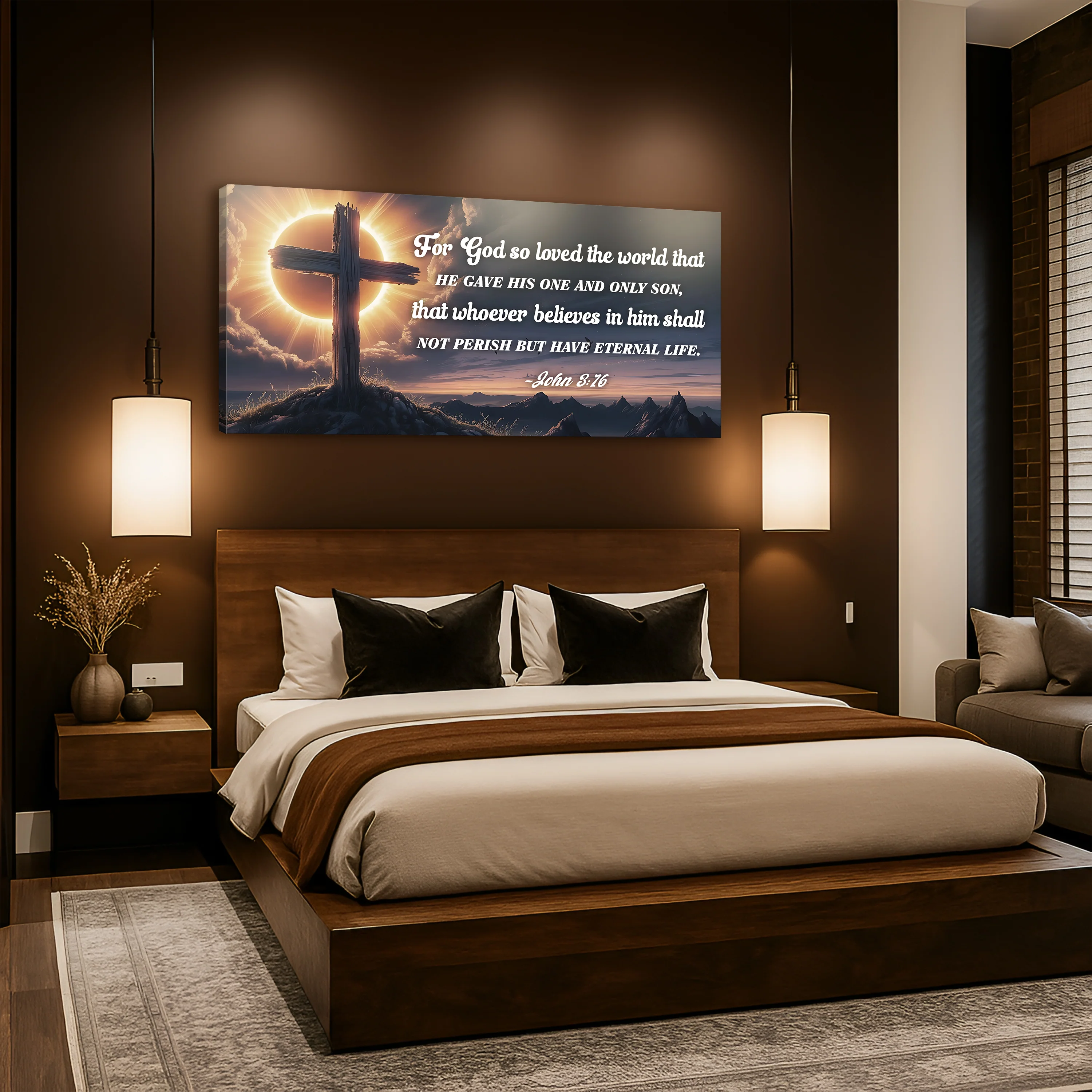 John 3:16: For God So Loved The World Faith Sign VII - Image 2
