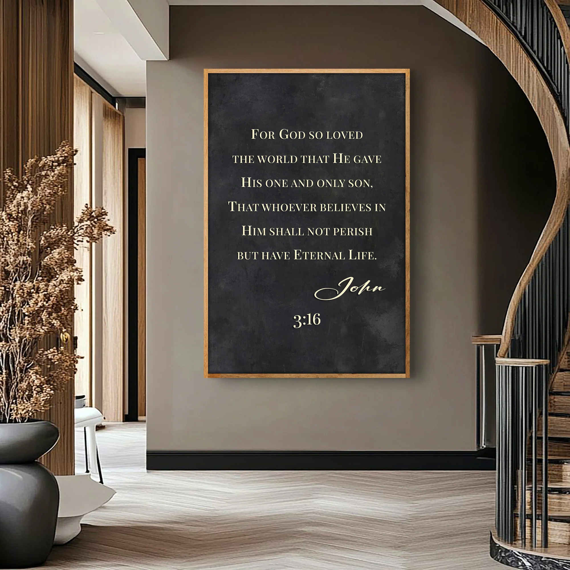 John 3:16: For God So Loved The World Faith Sign X - Image 5